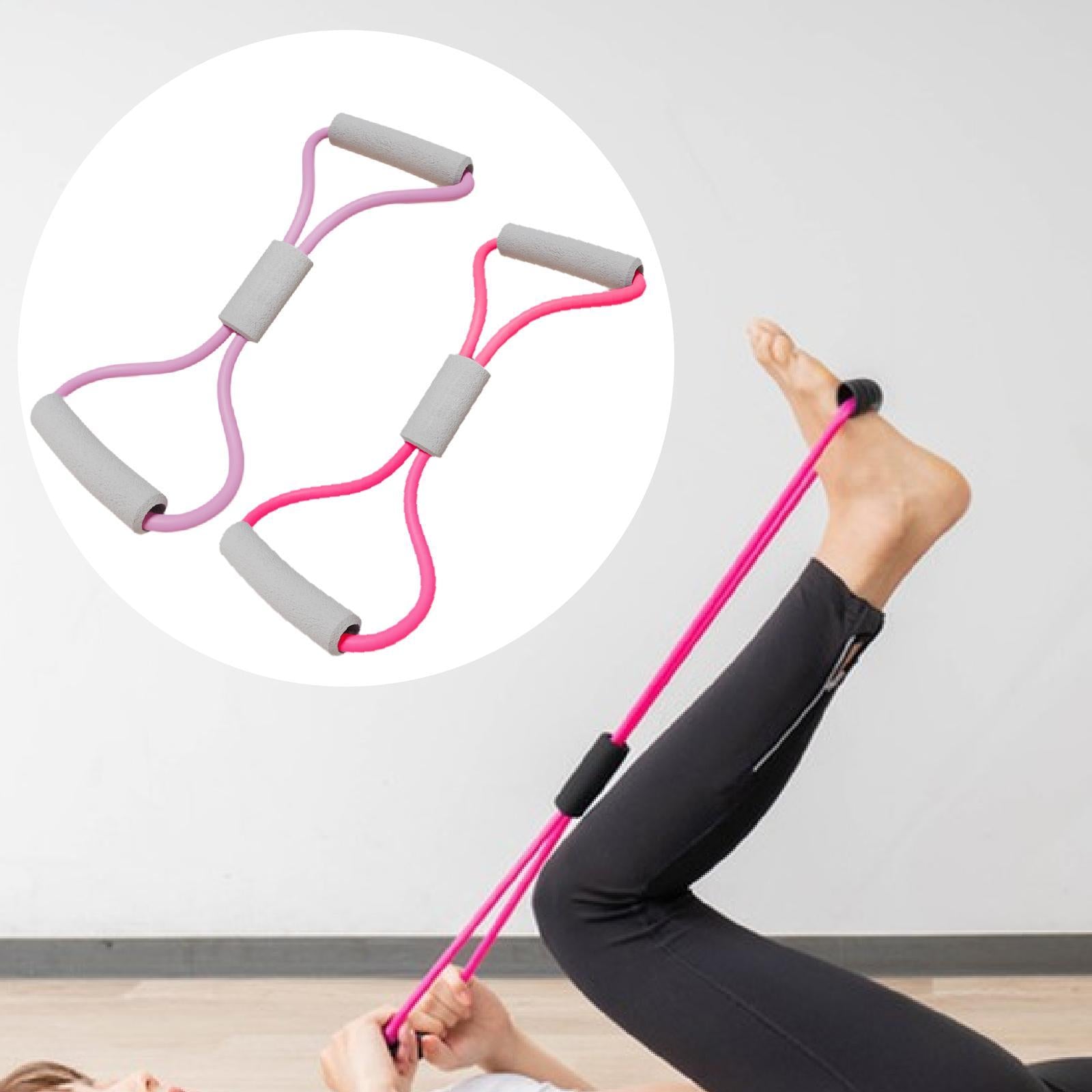 Fitness Resistance Band Yoga Latex Muscle Training Home Stretch Fitness Band Purple