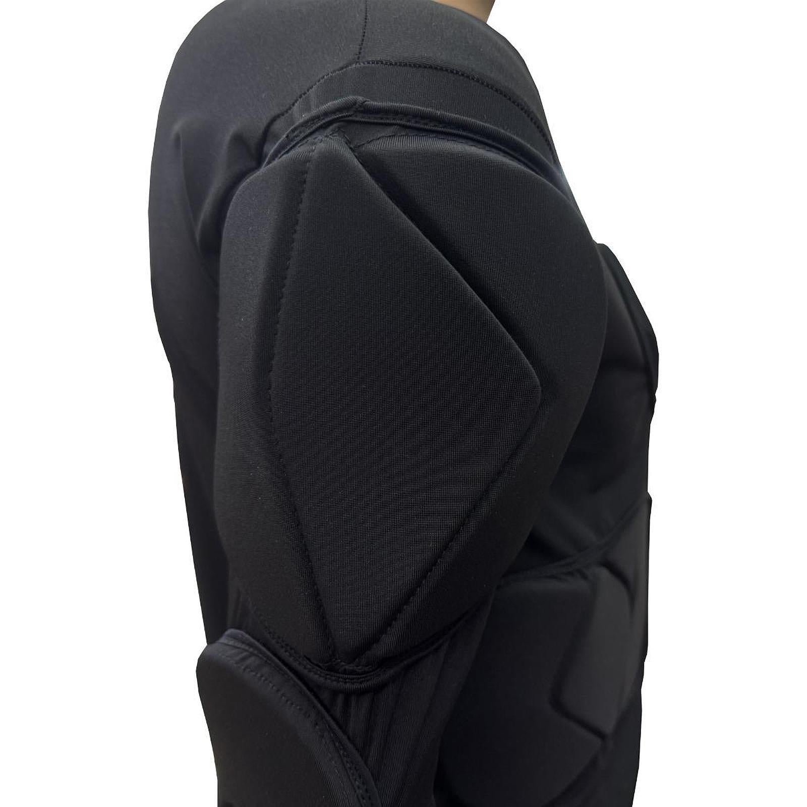 Goal Keeper Top Black Men Soccer Jersey for Outdoor Sports Indoor Basketball S