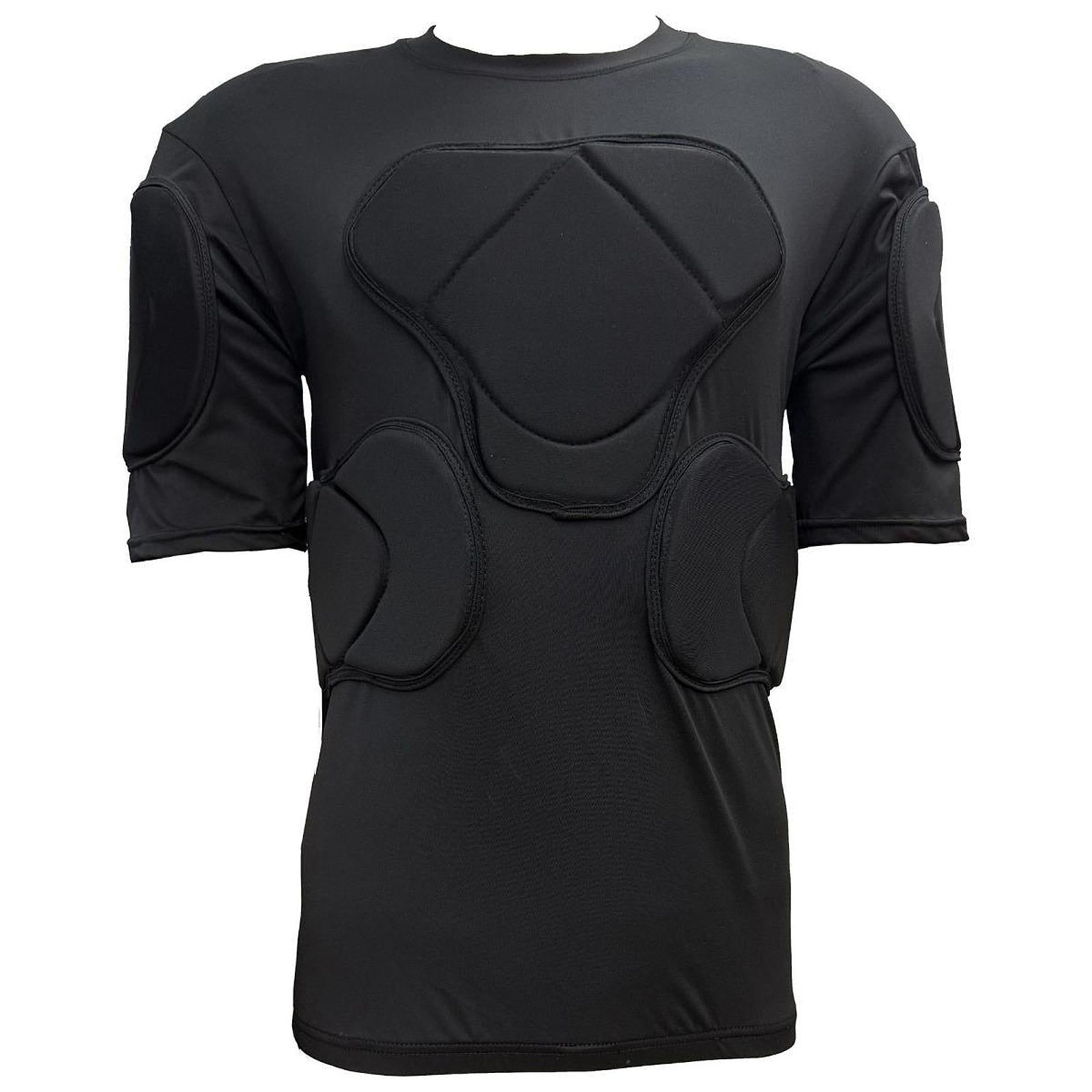 Goal Keeper Top Black Men Soccer Jersey for Outdoor Sports Indoor Basketball S