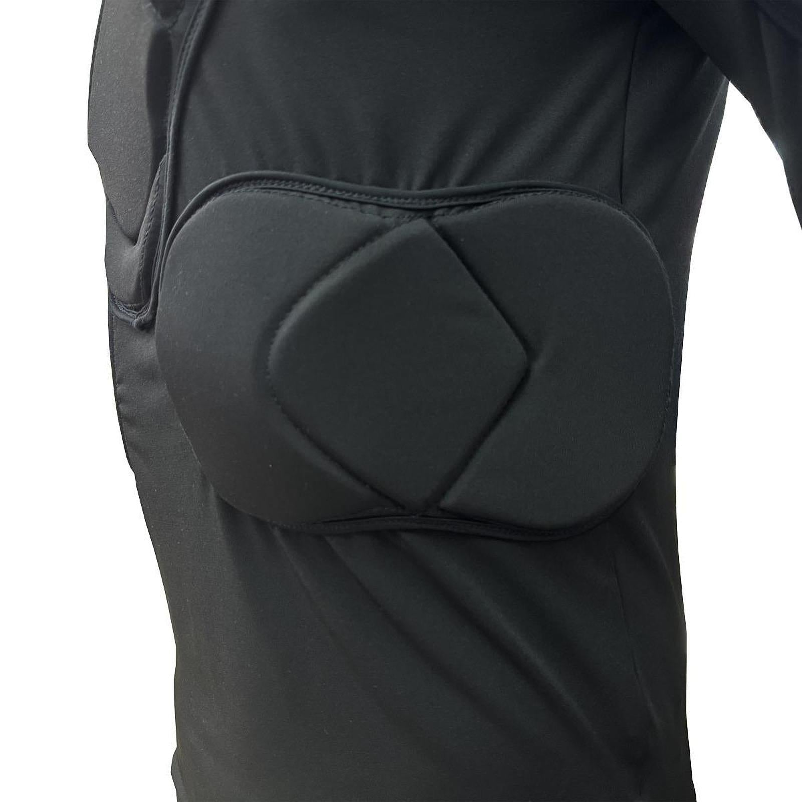 Goal Keeper Top Black Men Soccer Jersey for Outdoor Sports Indoor Basketball S