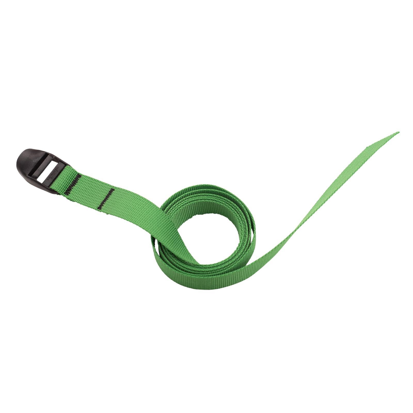 Lashing Strap Adjustable with Buckle Luggage Bag Travel Kayak Tie Down Strap Green