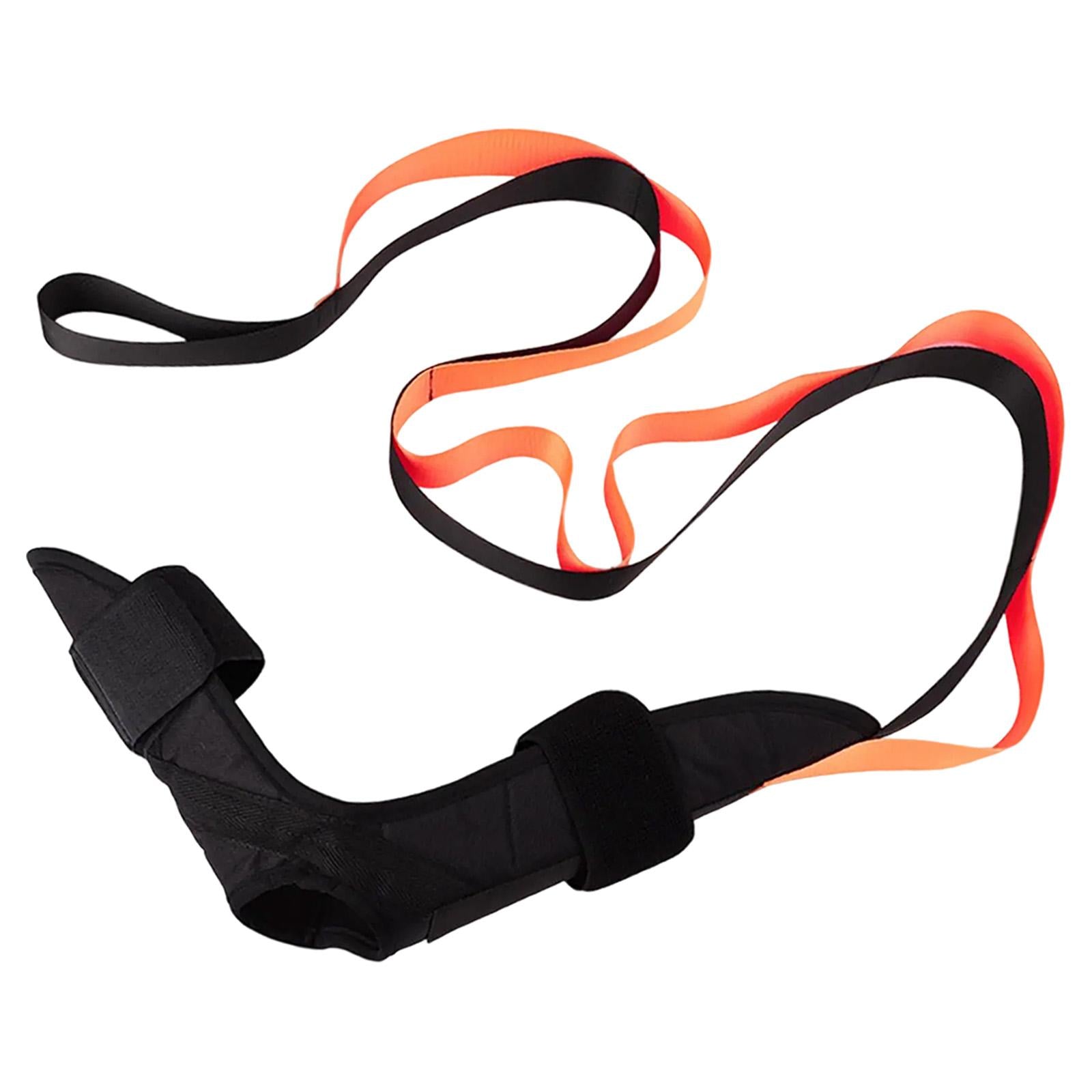 Foot and Calf Stretcher Exercise with Loops 47 inch for Ankle Waist Ligament