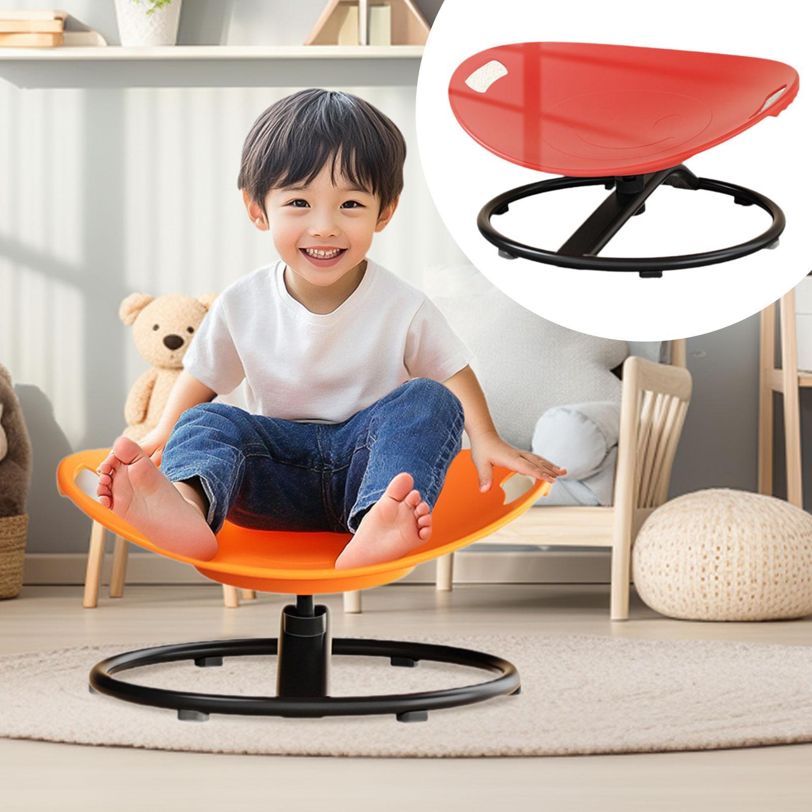 Swivel Chair for Kids Gift Fun Training Wobble Chair for Birthday Home Party Red