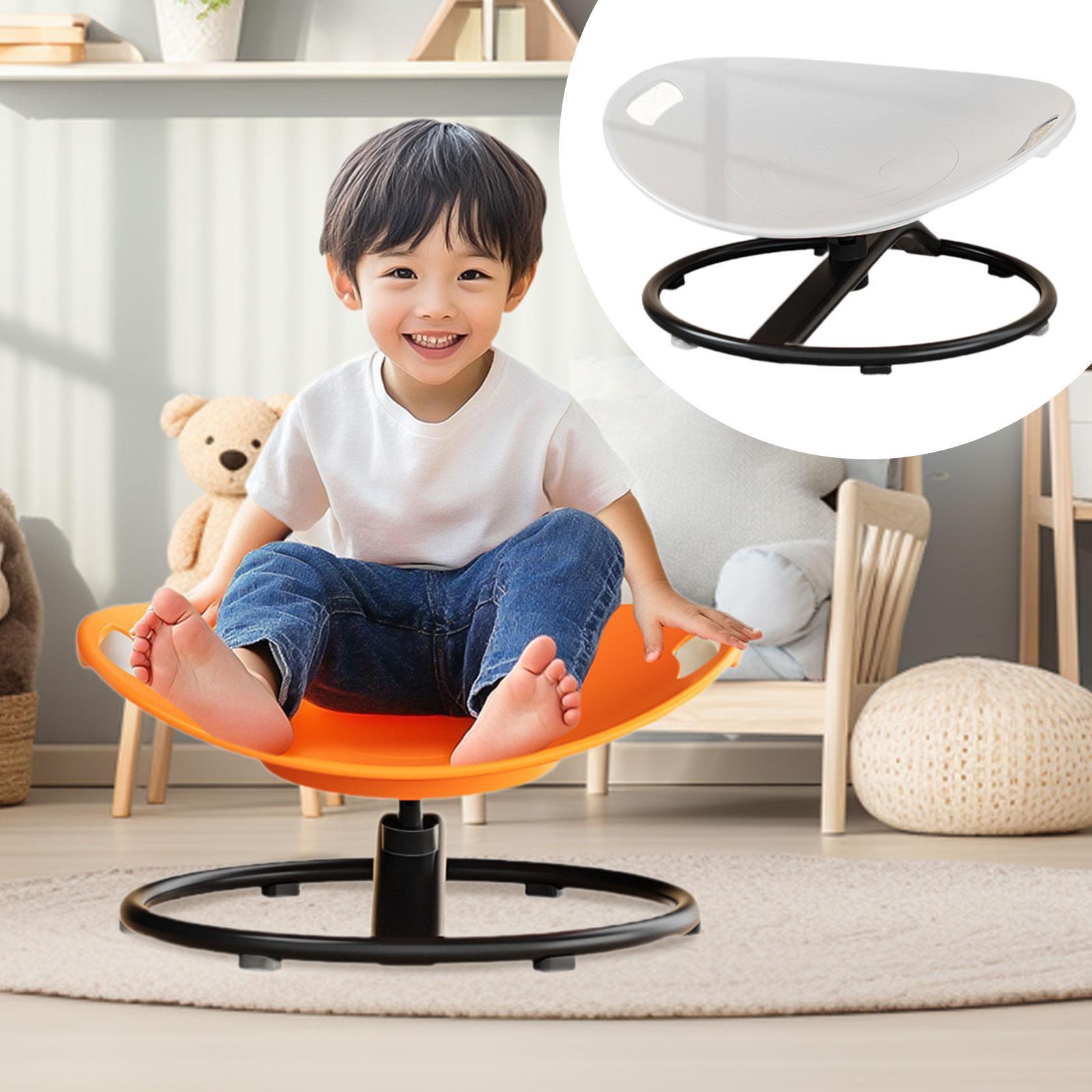 Swivel Chair for Kids Gift Fun Training Wobble Chair for Birthday Home Party Gray