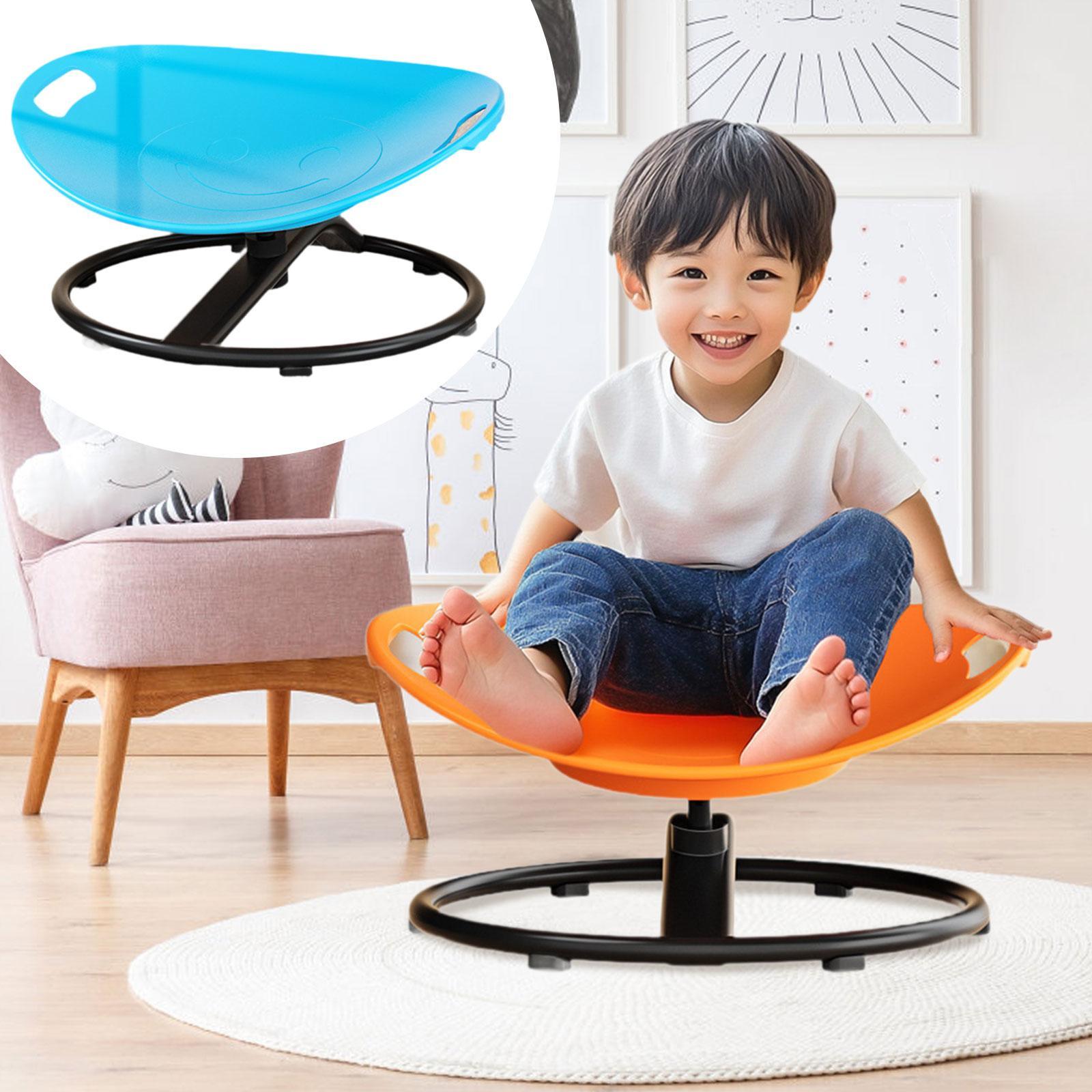 Swivel Chair for Kids Gift Fun Training Wobble Chair for Birthday Home Party Blue