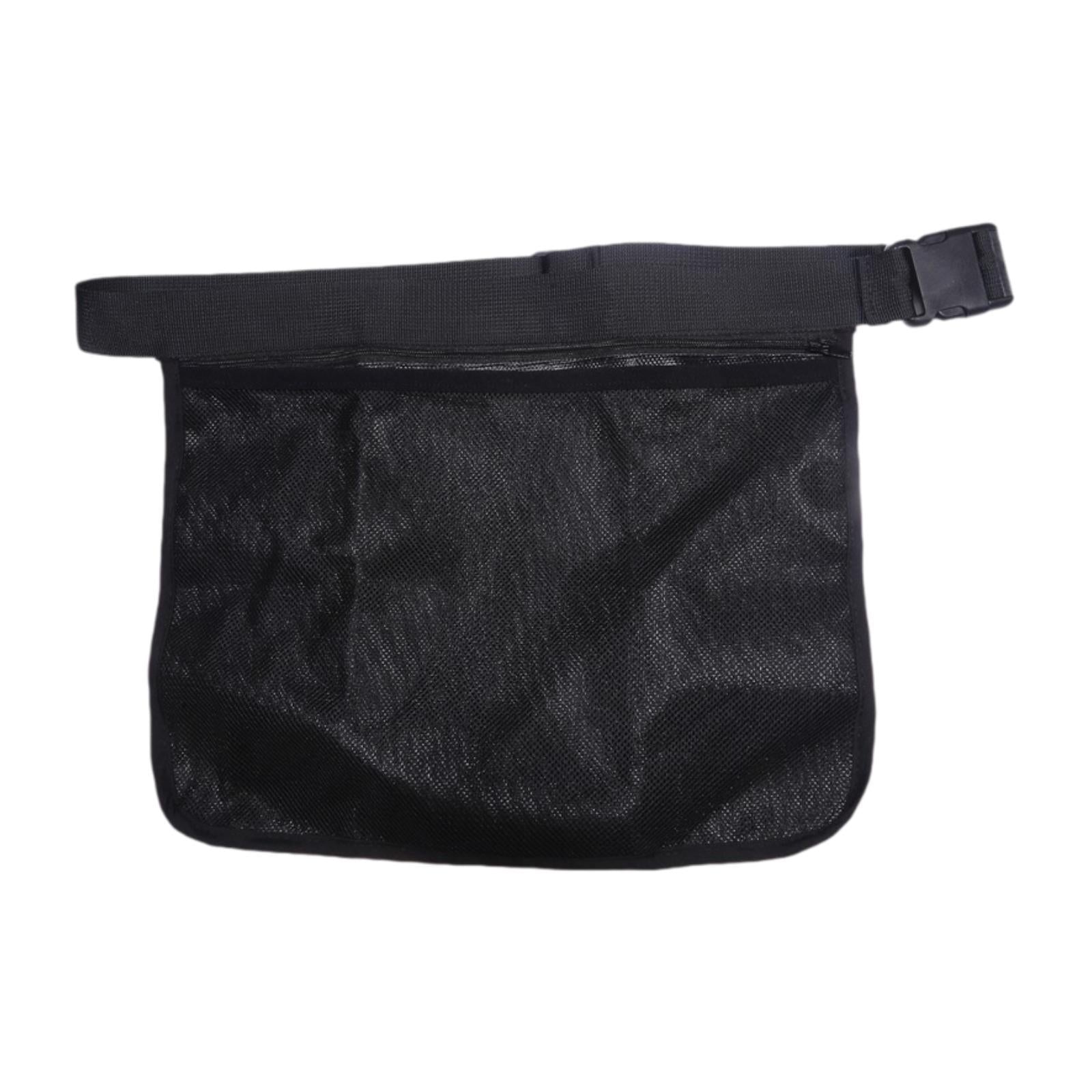 Tennis Ball Holder Carrier for Badminton Pickleball Storing Balls and Phones Black