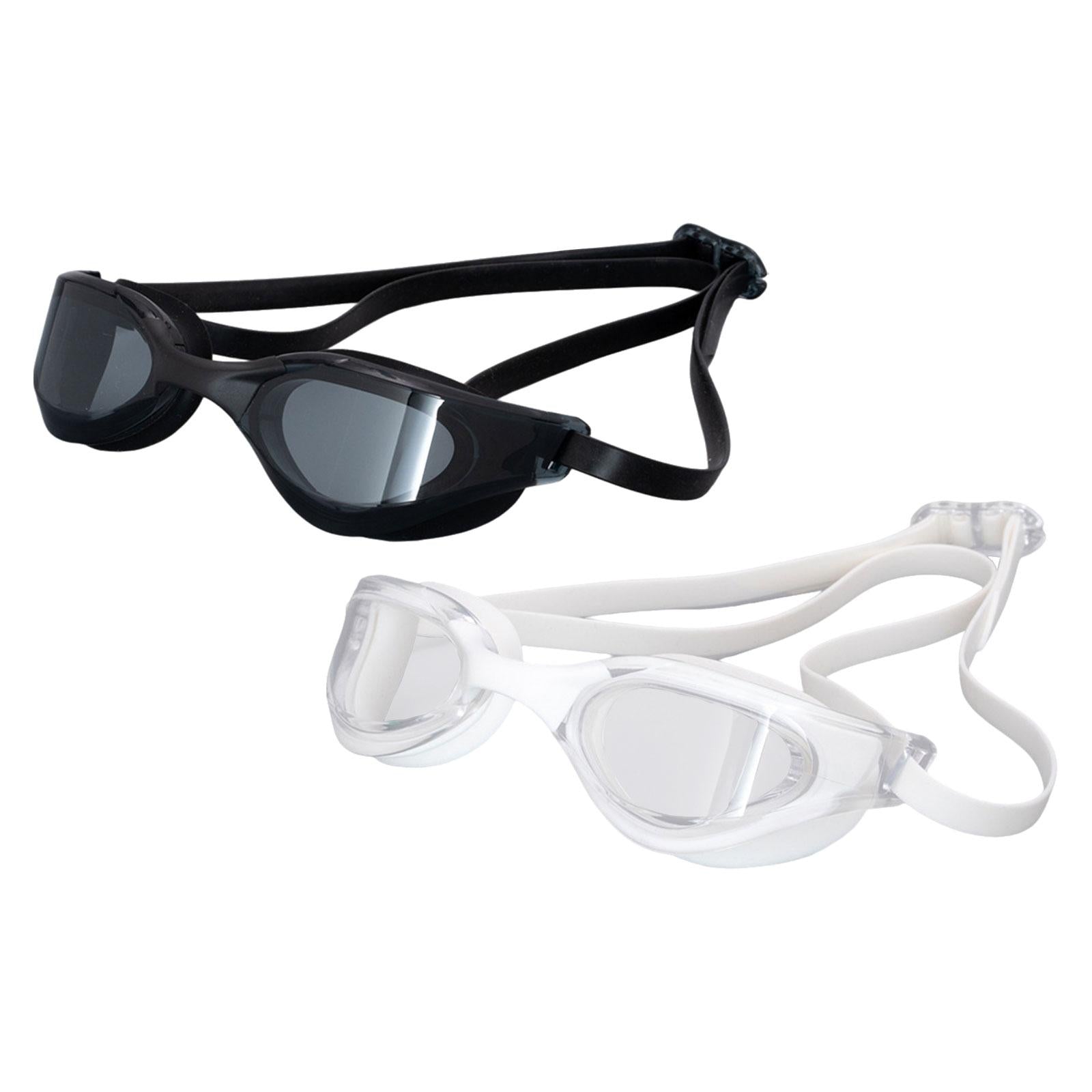 Swim Goggles Anti Fog Leakproof Swim Glasses for Adults Men and Women Summer Black