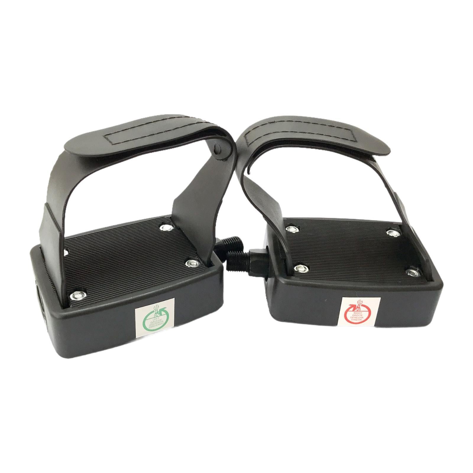 2Pcs Exercise Bike Pedals Accessories for Home Repairing Screw Thread 1.25cm