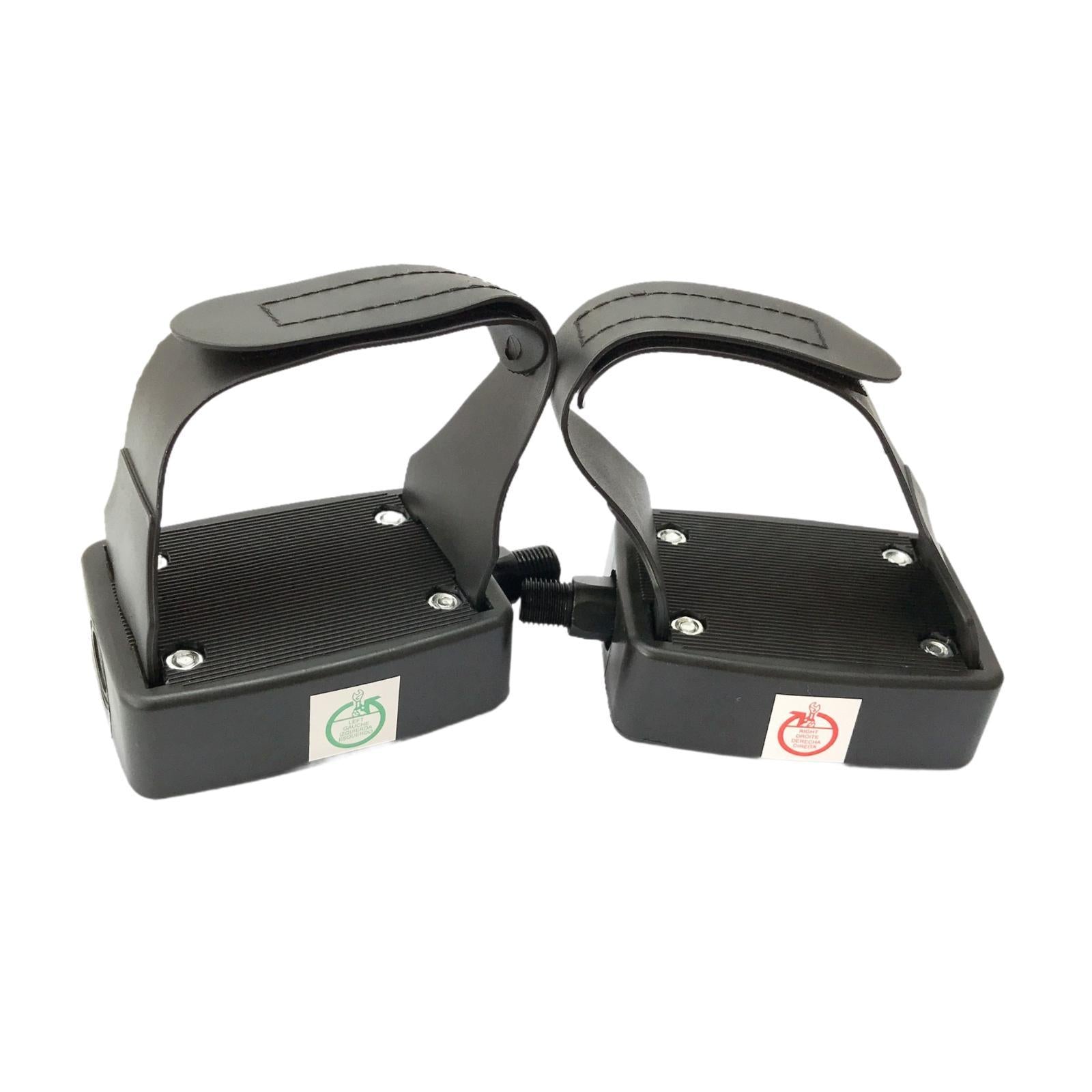 2Pcs Exercise Bike Pedals Accessories for Home Repairing Screw Thread 1.25cm