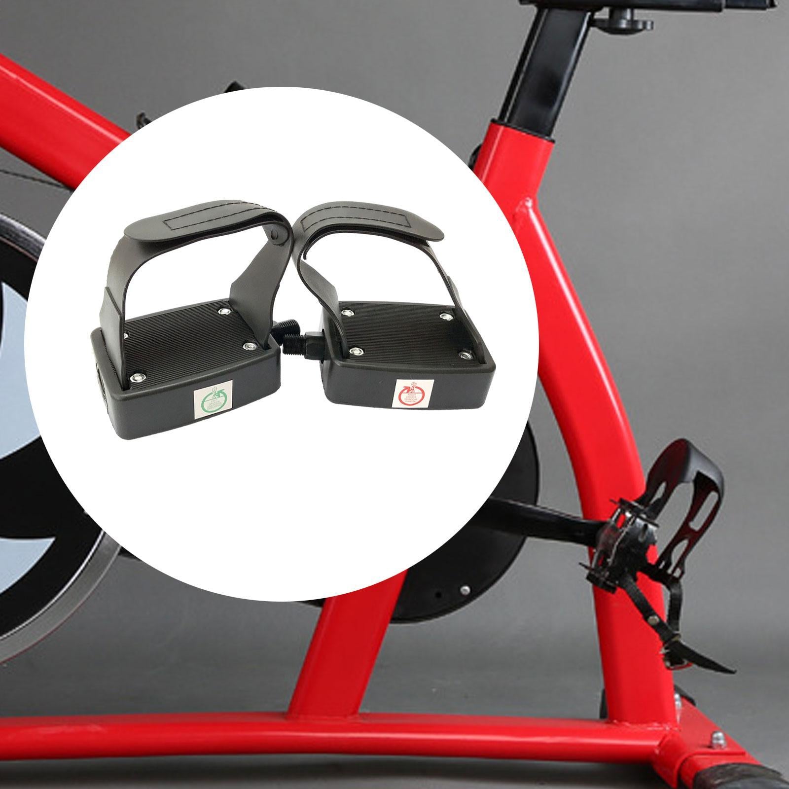 2Pcs Exercise Bike Pedals Accessories for Home Repairing Screw Thread 1.25cm