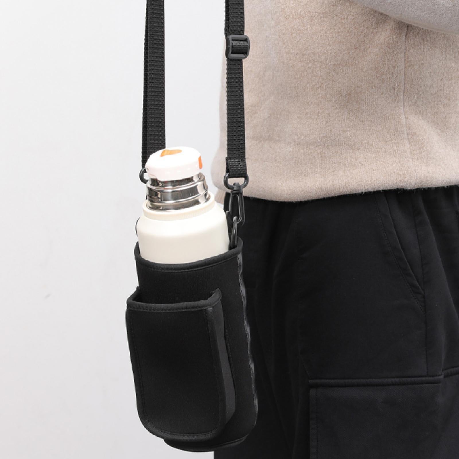 Water Bottle Carrier Bag Adjustable Strap for Running Outdoor Sports Camping