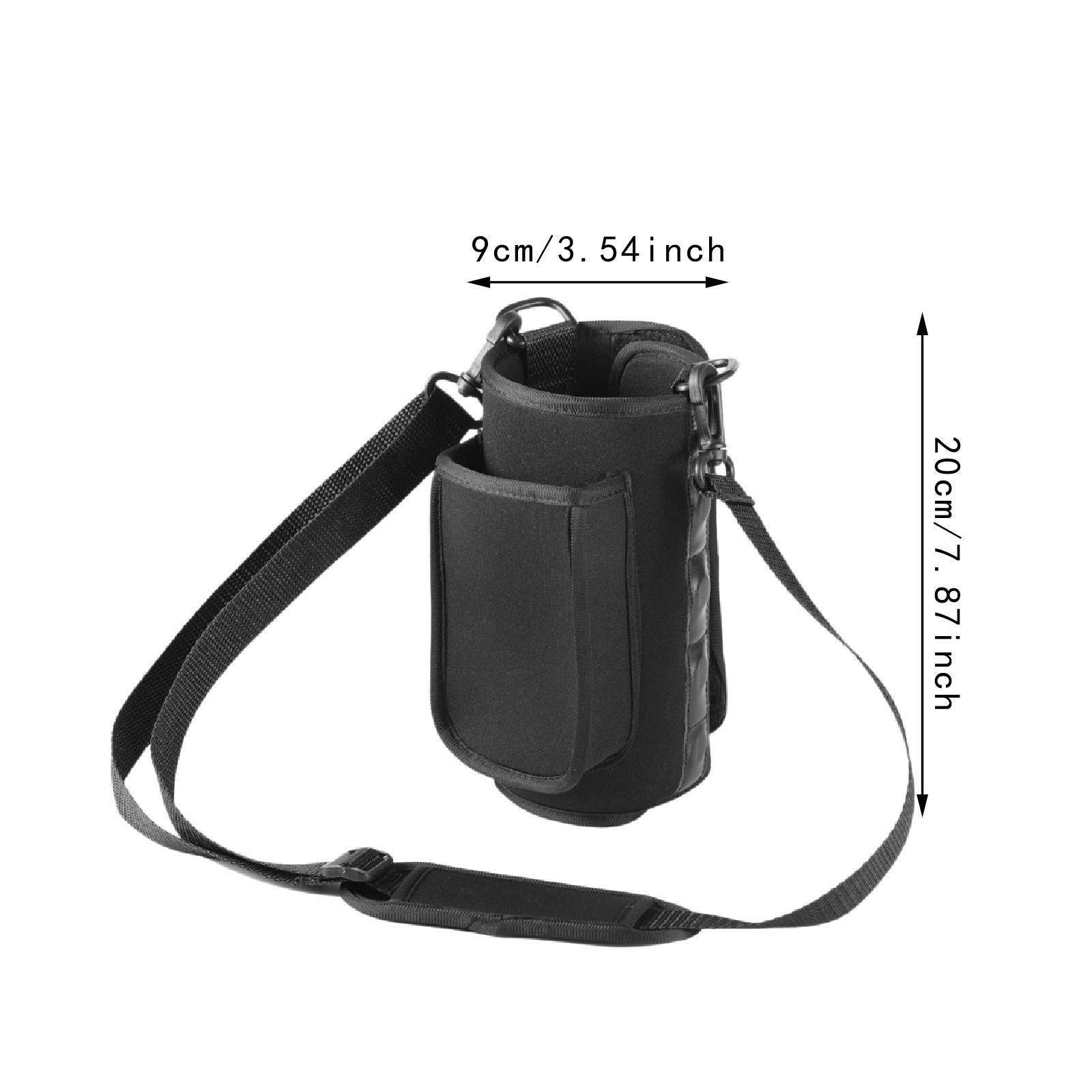 Water Bottle Carrier Bag Adjustable Strap for Running Outdoor Sports Camping