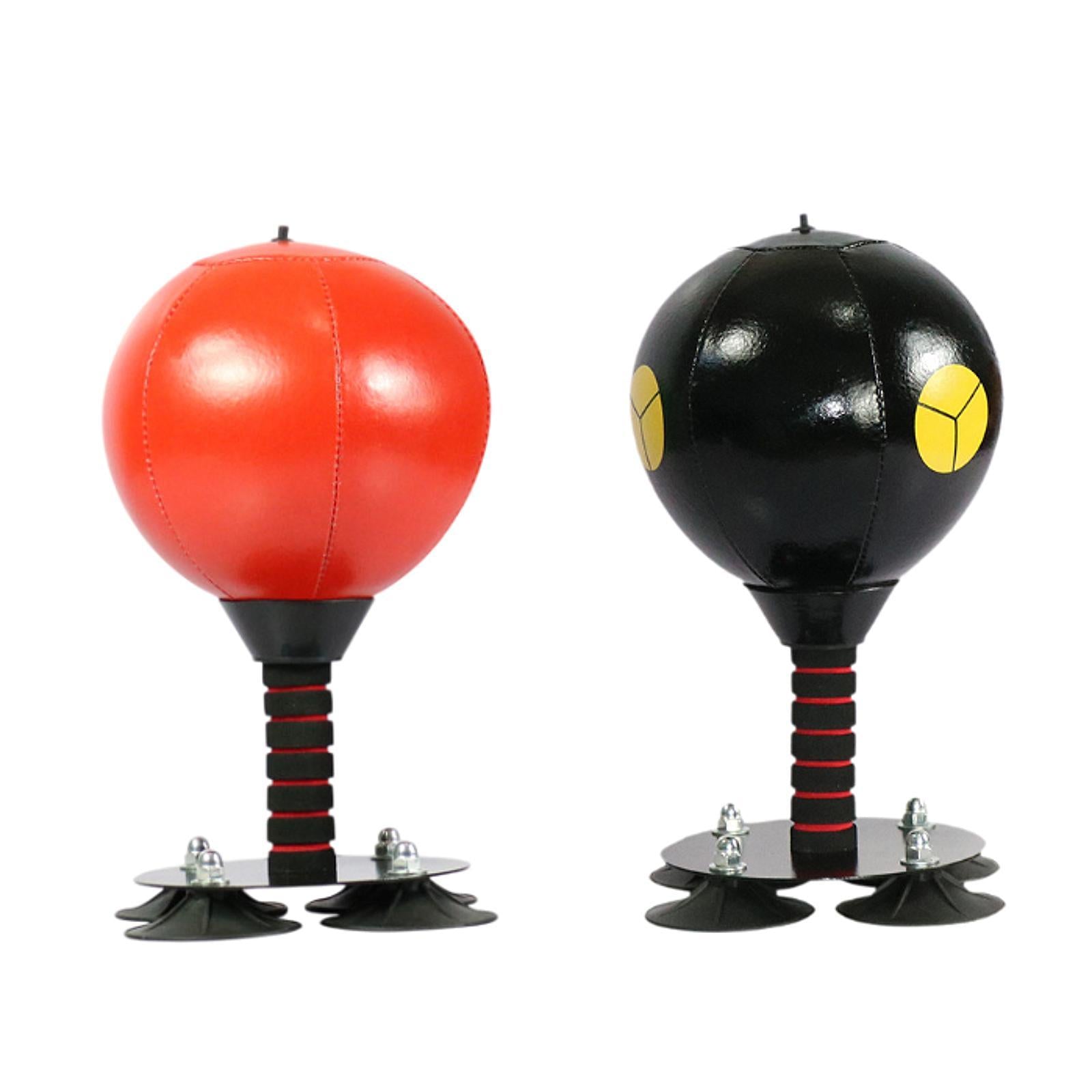 Desktop Punching Bag Training Gift Boxing Punch Ball for Sports Table Office Red