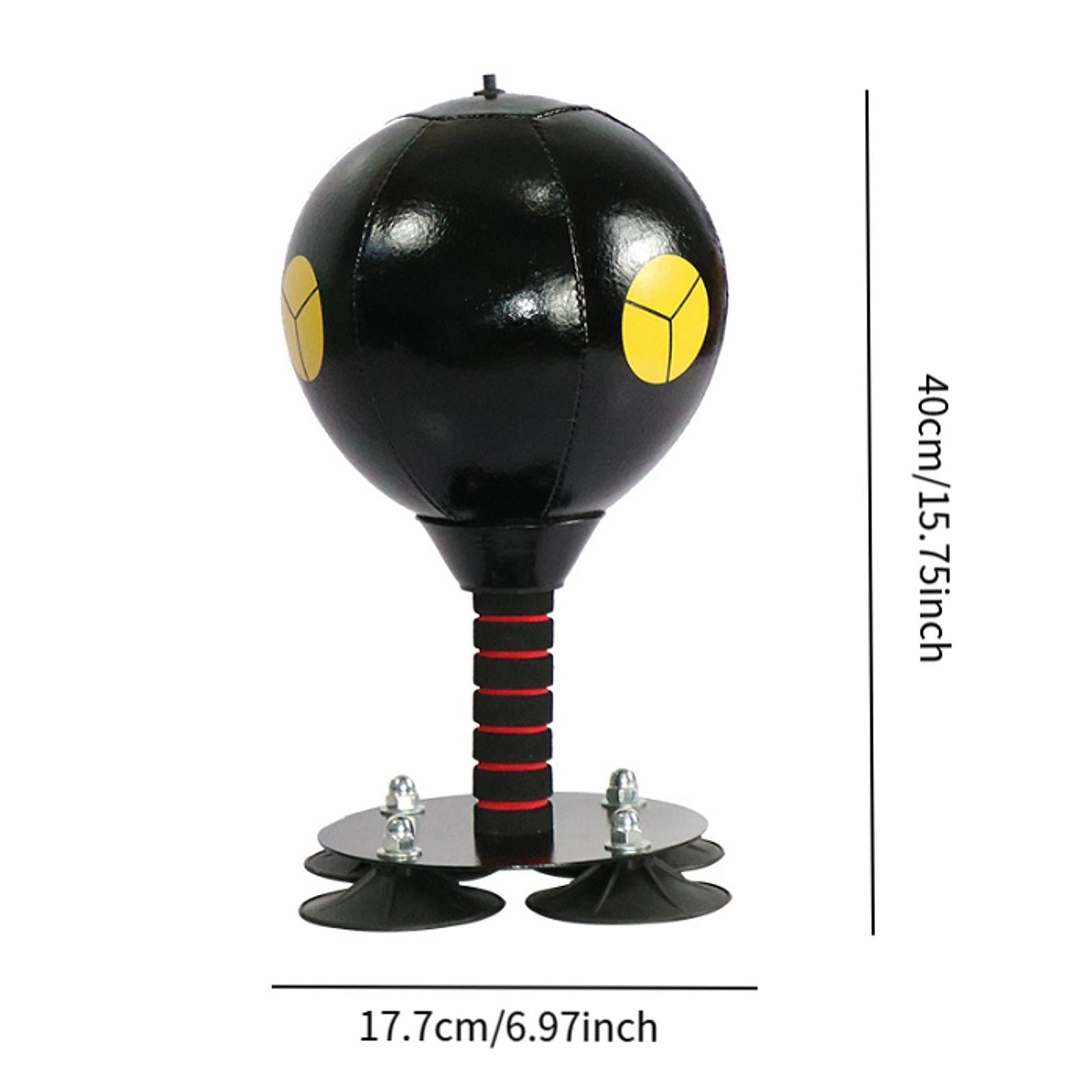 Desktop Punching Bag Training Gift Boxing Punch Ball for Sports Table Office Black