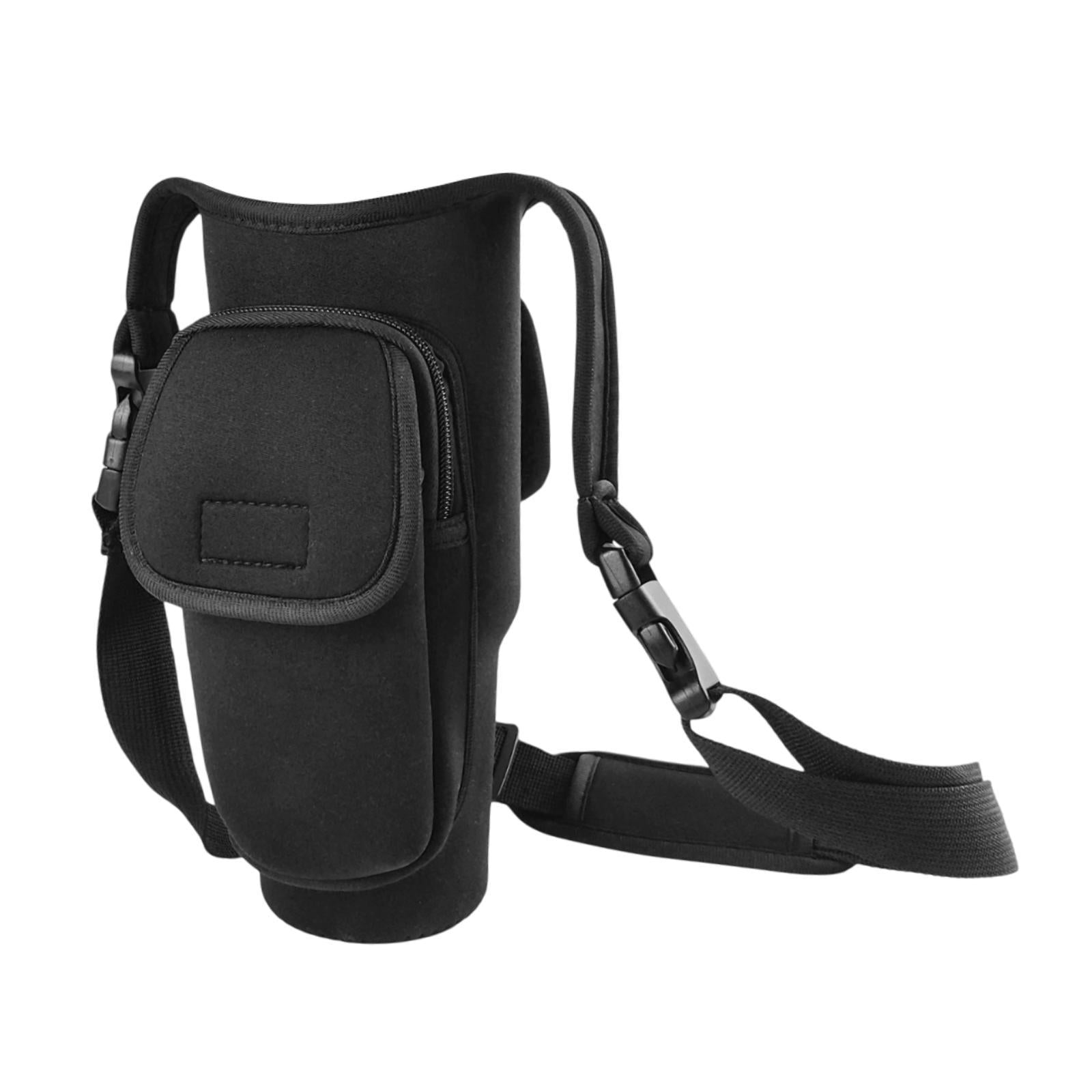 Water Bottle Carrier Bag for 40oz Tumbler with Handle for Backpacking Hiking
