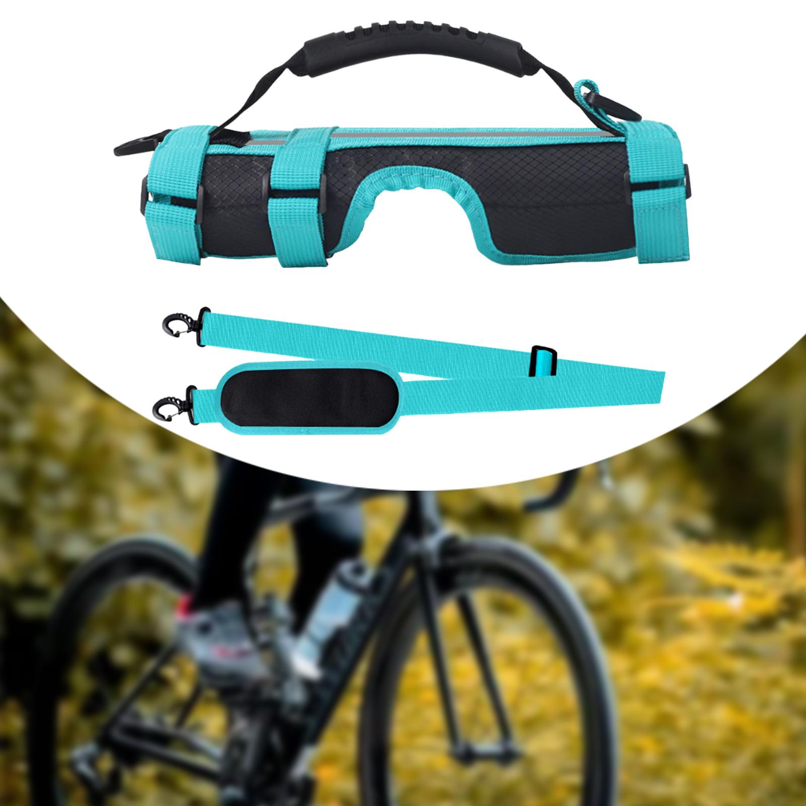 Foldable Bike Hand Carrier Padded Heavy Duty Comfortable Scooter Carry Strap