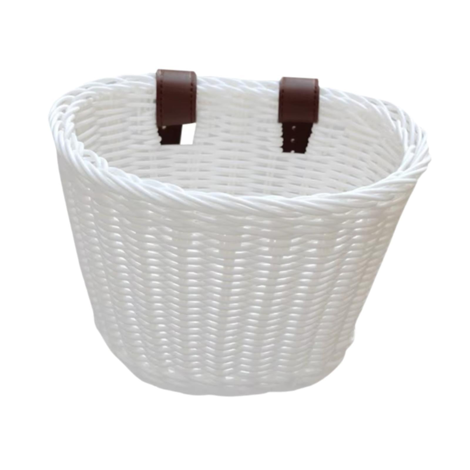 Kids Bike Basket Cycle Front Handlebar Basket for Shopping Bicycling Picnics