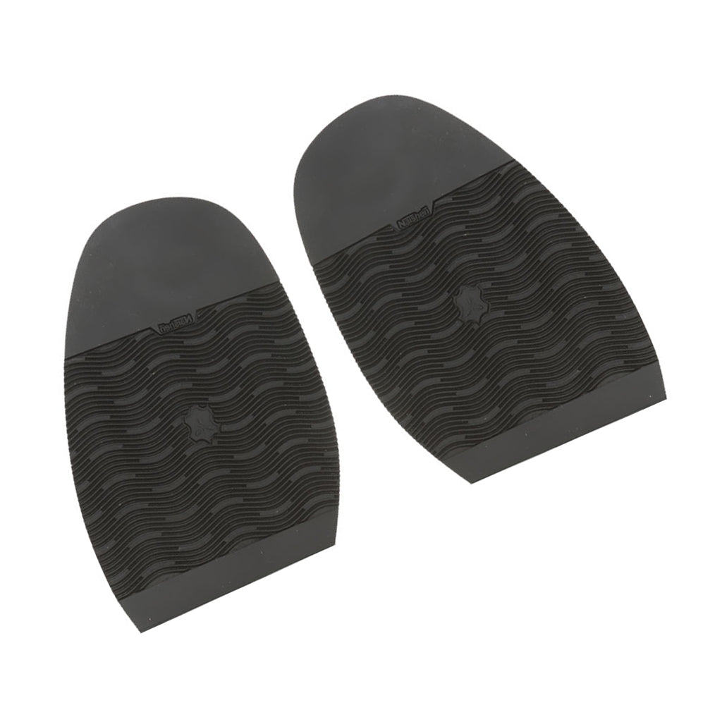 2 Pairs Rubber Stick On Soles Half Anti Slip Shoe Repair Supplies Mens Grip