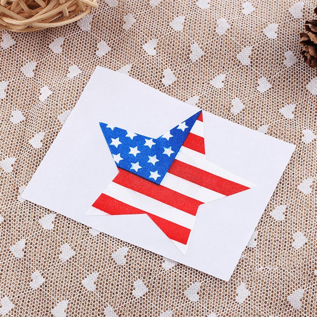 10 Pair American Flag Print Self Adhesive Pasties Nipple Cover Bra Sticker