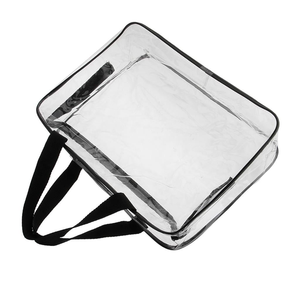 3/pack Clear PVC Cosmetic Bag Organizer Toiletry Makeup Travel Pouch Zipper