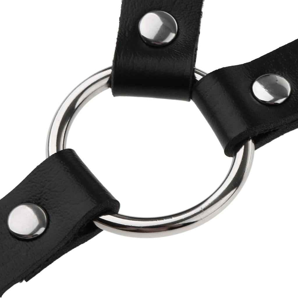 Men Chest Harness Leather Body Gothic Underwear Buckle Clubwear Costume Belt