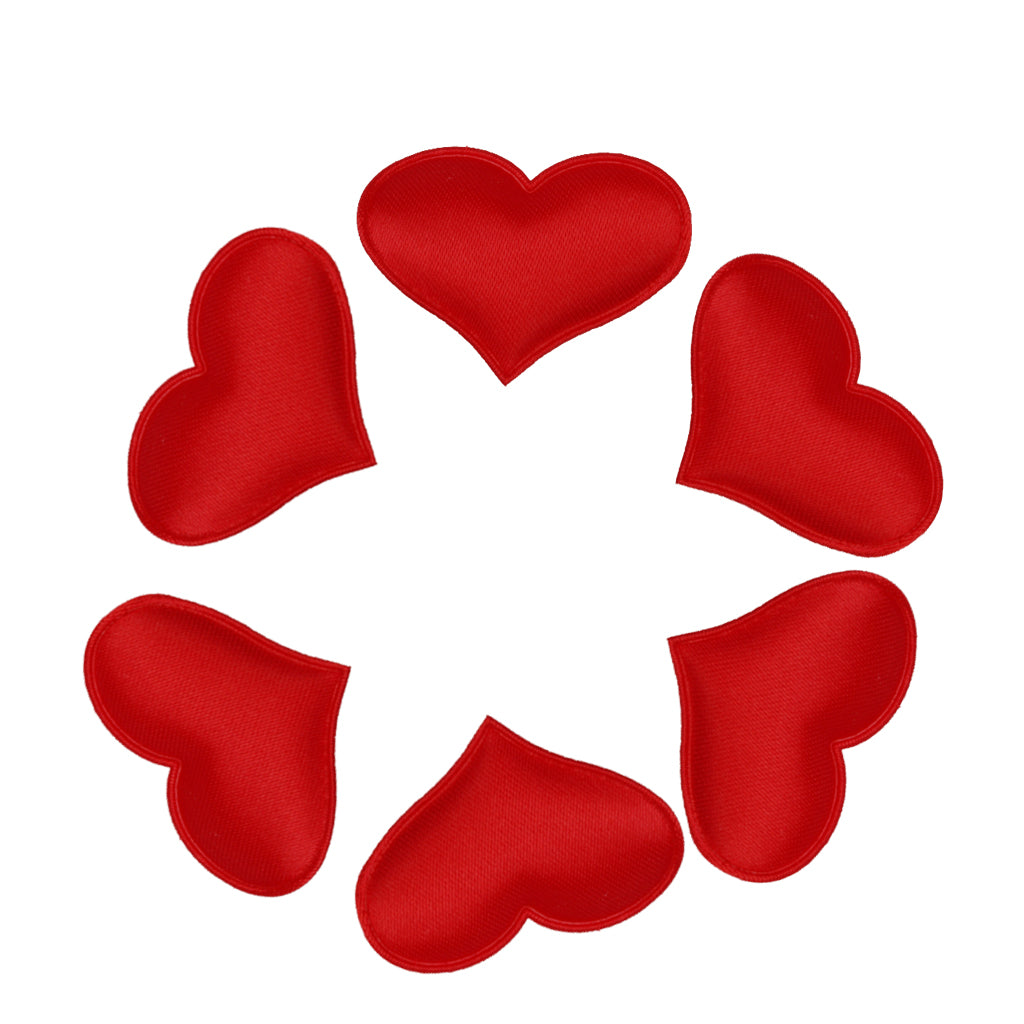 100Pcs Red Heart Petal Flower Wedding Engagement Confetti Party Table Decor