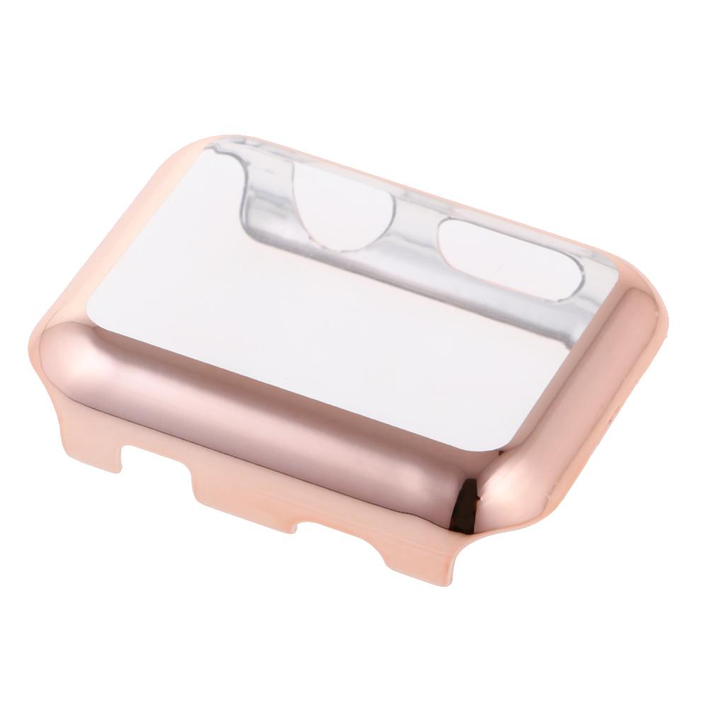 3xPlastic Case Protector Cover For Apple Watch Series 2 iWatch 42mm Rose Gold