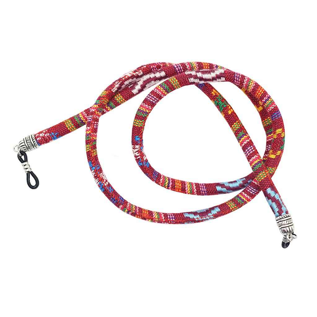Sunglasses Neck Cord Strap Eyeglass Glasses String Lanyard Holder Red
