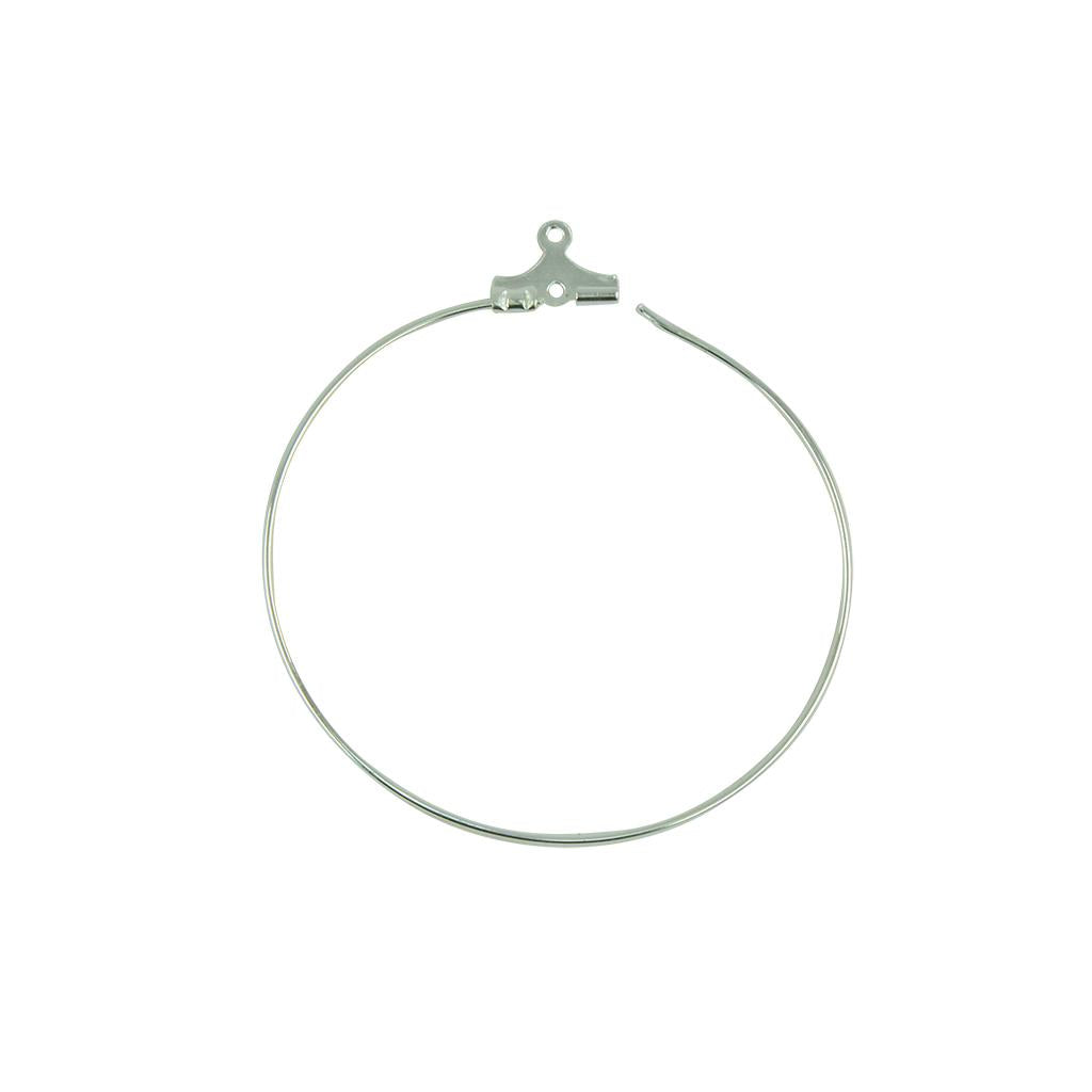 40pcs Beading Jewelry Hoop Loop Earrings Ear Wire DIY Findings Making Crafts