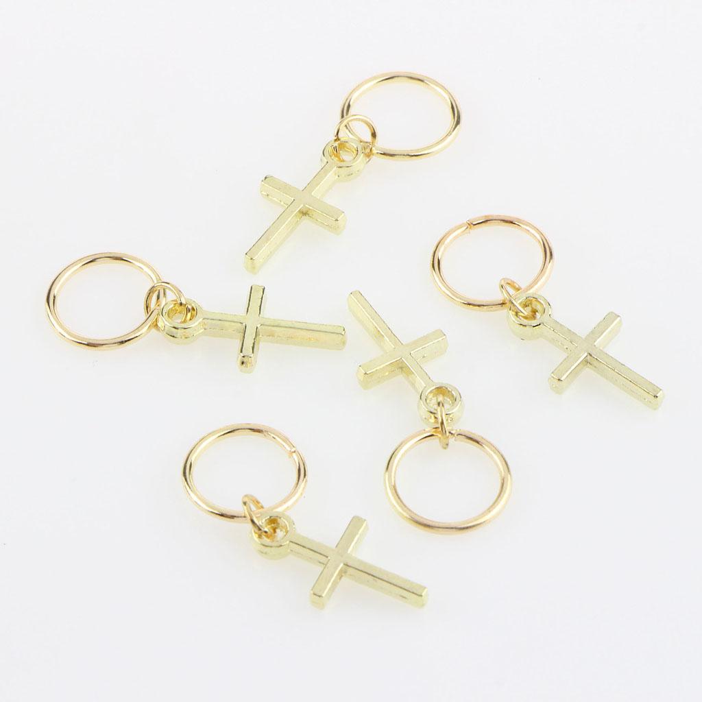 85Pcs Hip Hop Hair Braid Rings Hair Loops Clips Styles Bulk DIY Accessories