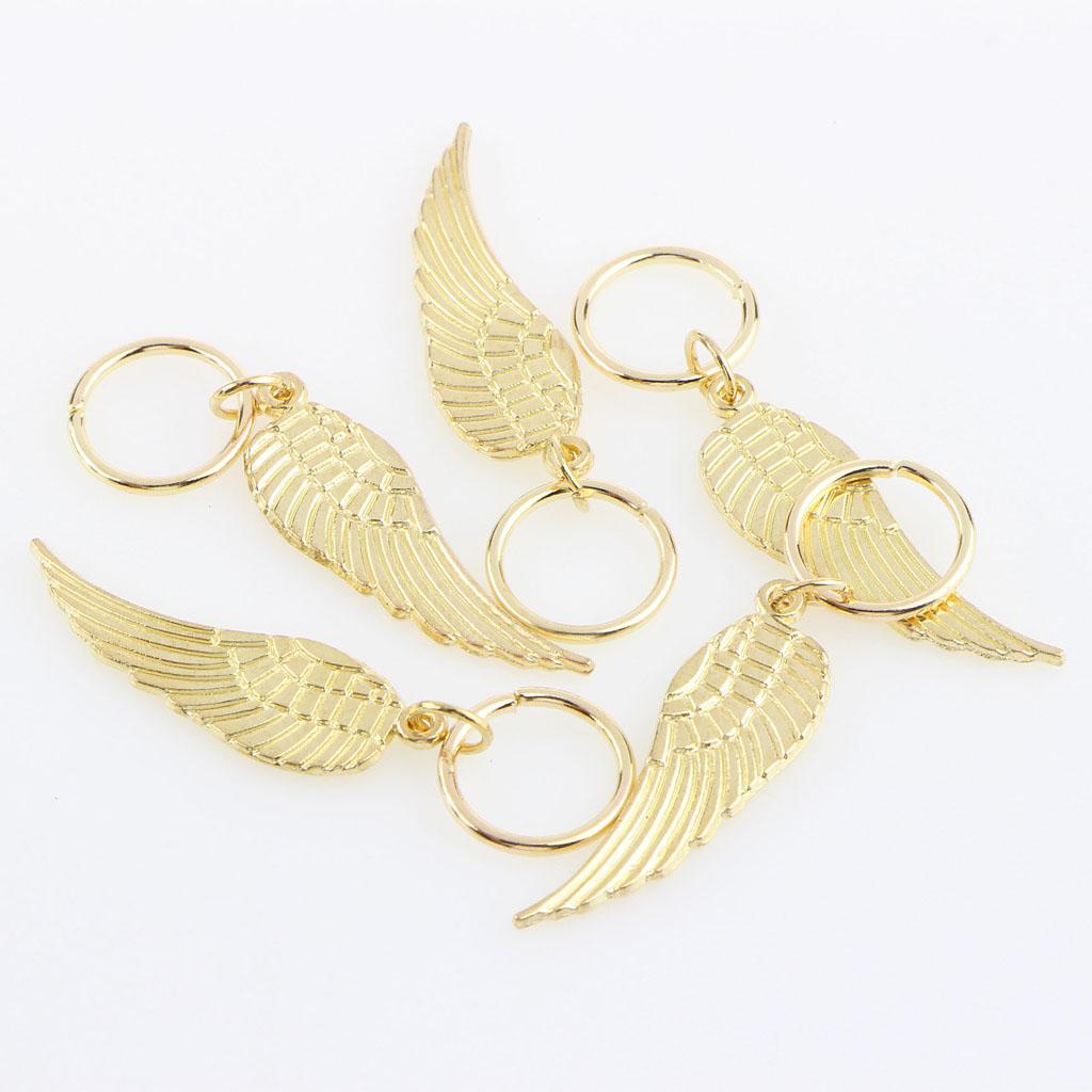 85Pcs Hip Hop Hair Braid Rings Hair Loops Clips Styles Bulk DIY Accessories
