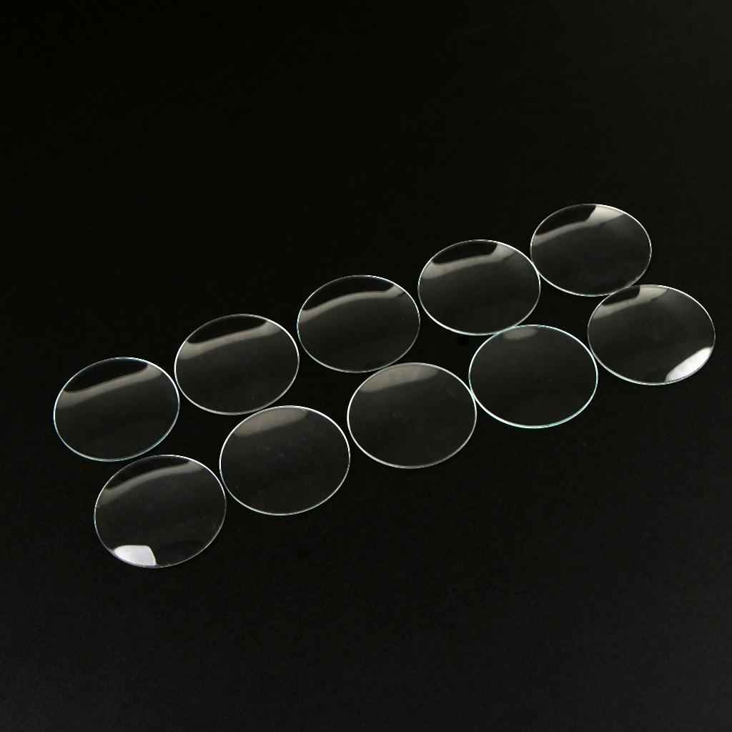10 Pieces Domed Mineral Glass Watch Lens Replacement Parts Watchmaker 22mm