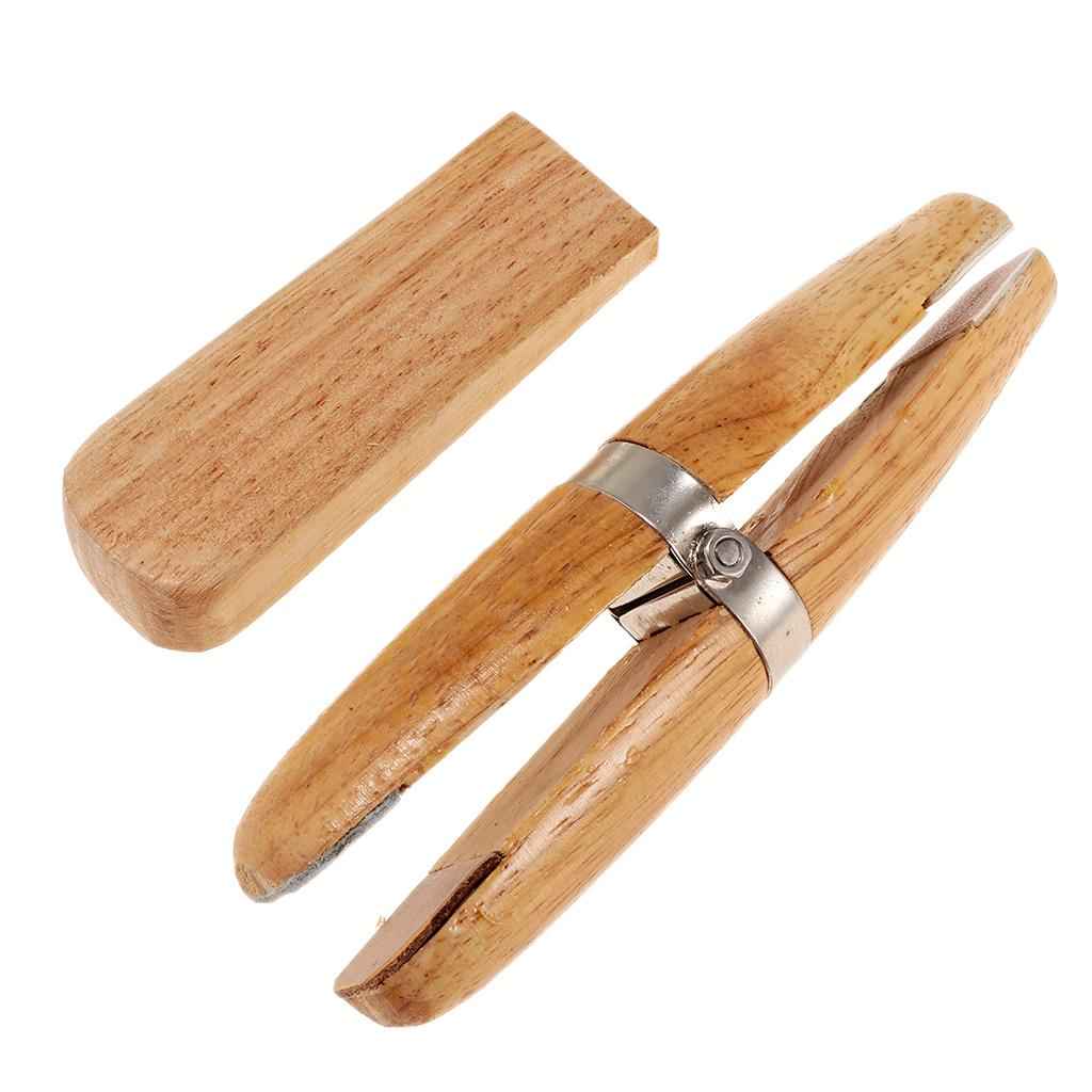 Natutal Wooden Jewelers Ring Clamp Wood Jewelry Vise Tool Holder Hold Rings
