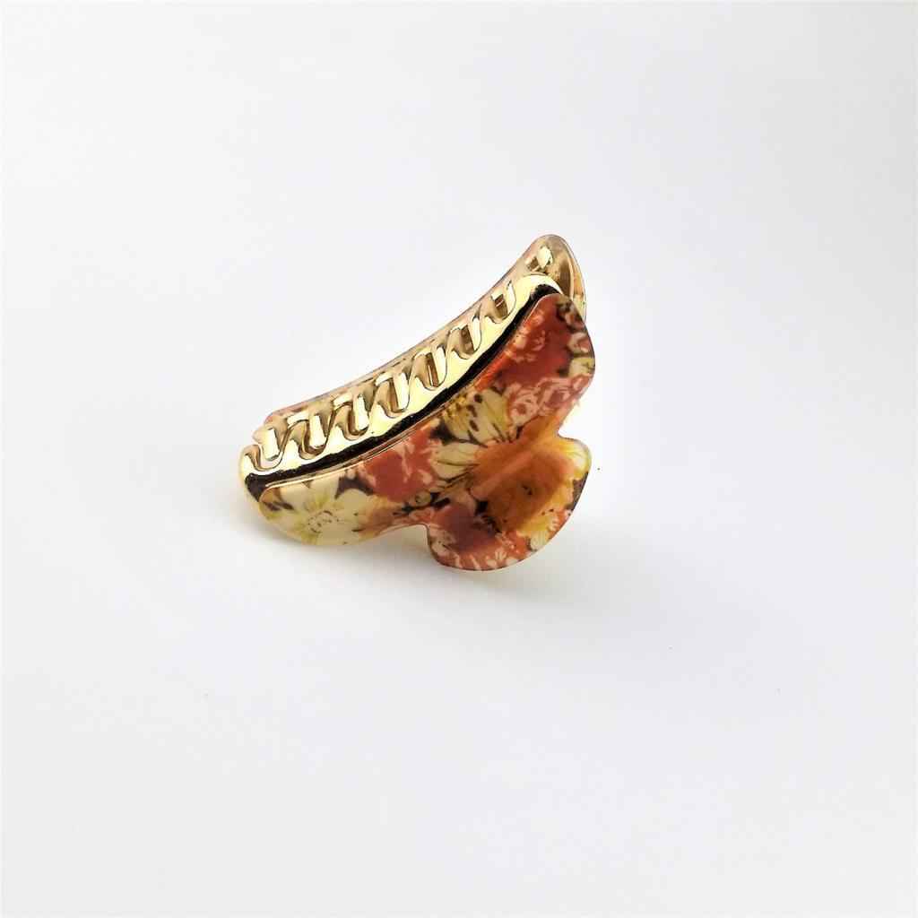 Women Flower Large Hair Claw Grip Clips Pin Hair Clamps Clasp Makeup Tools