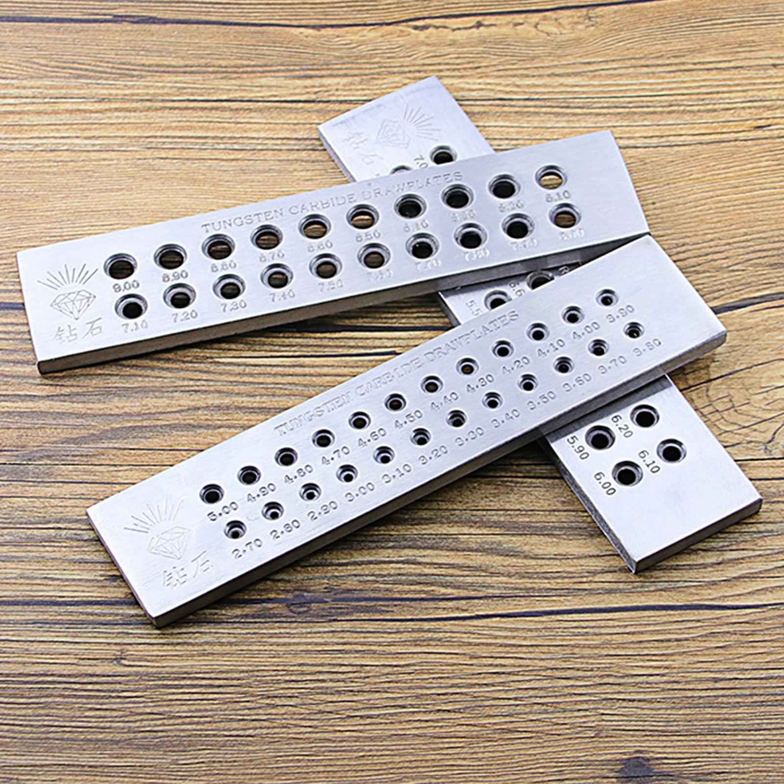 Draw Wear Resistant Jewelry Wire Drawplate for Jewelry Making Crafting Style A