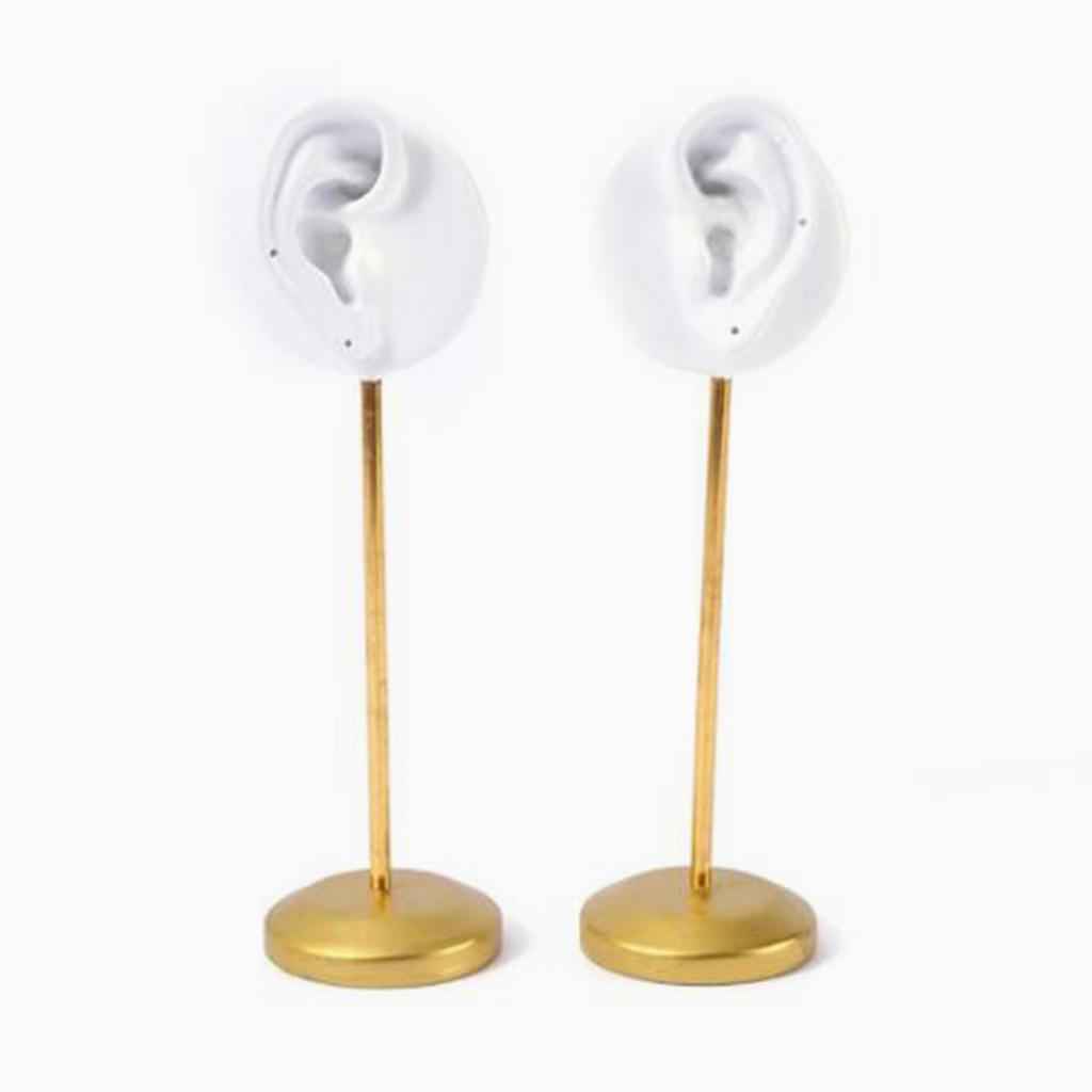 Resin Ear Stud Holder Hanger Ear Model Durable for Home Salon Tabletop Left