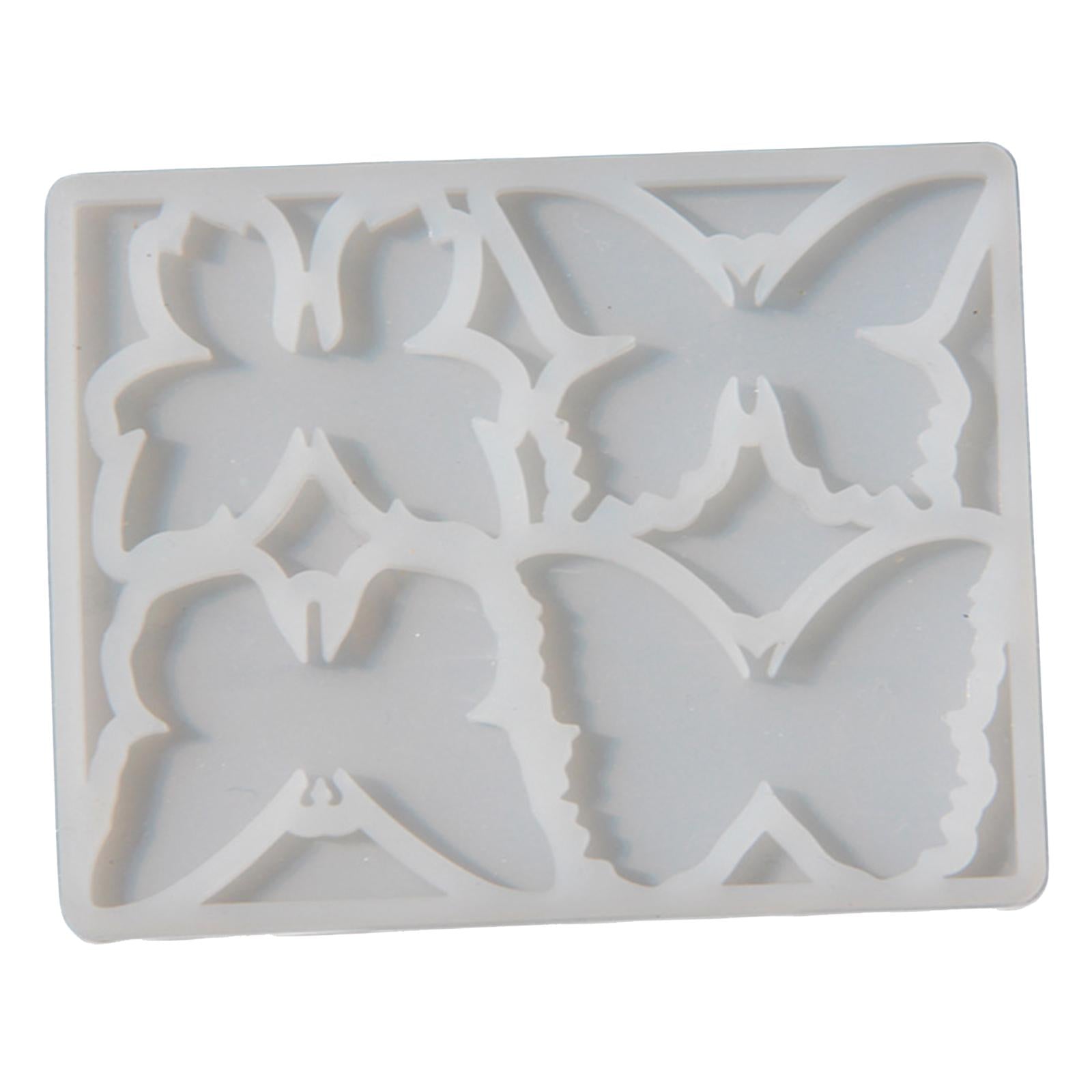3xSilicone Casting Butterfly Shapes Flexible for DIY Earring candy Decor