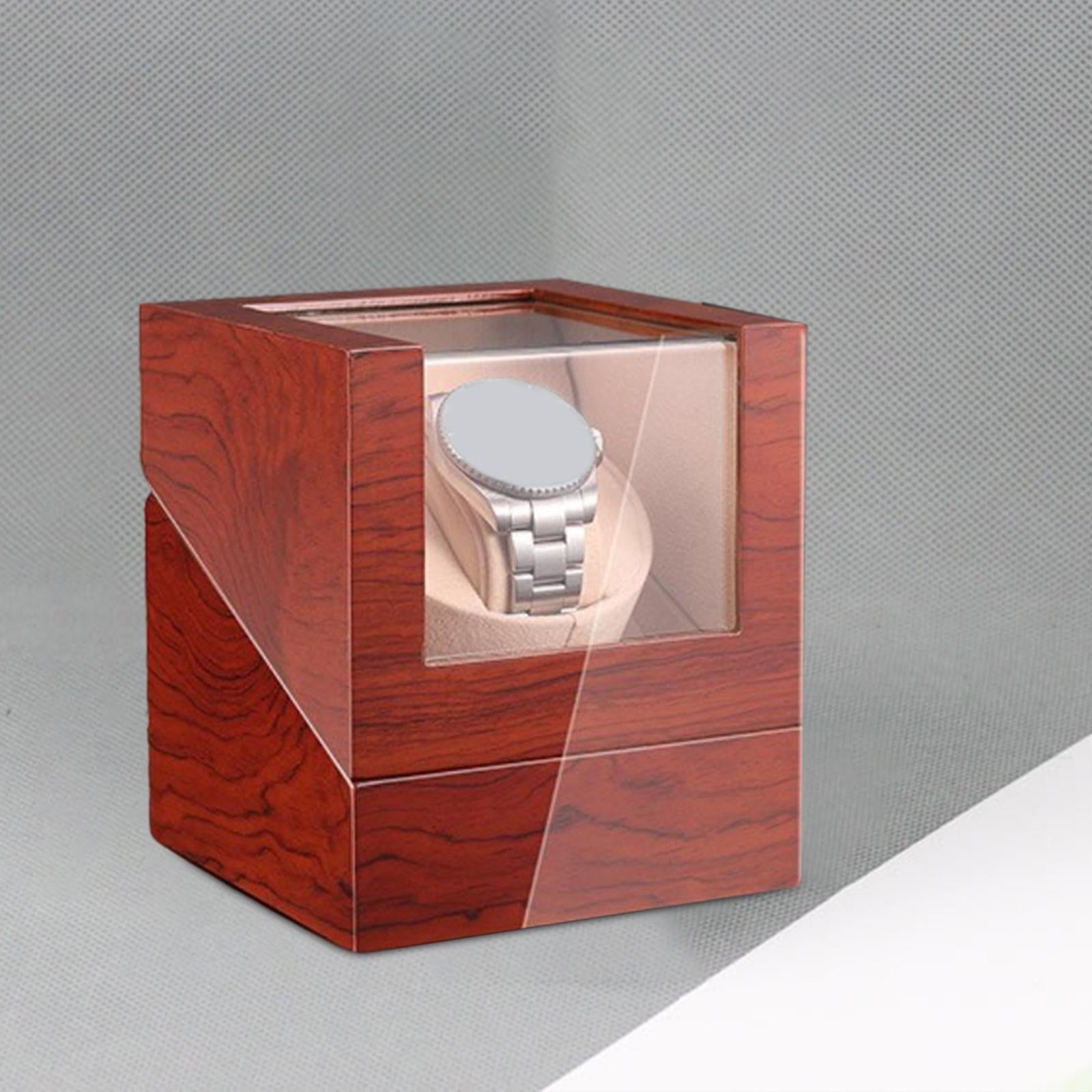 Double Watch Winders USB Automatic Watch Winder for Bedroom Gifts Wristwatch Style B