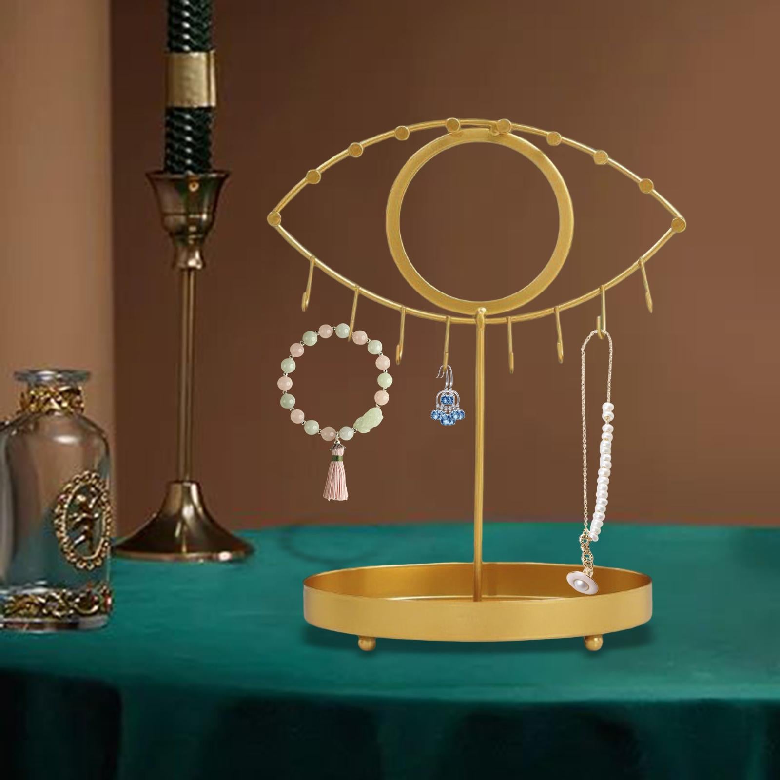 Jewelry Display Rack Countertop Table Dresser Shops Props Earring Holder Style B