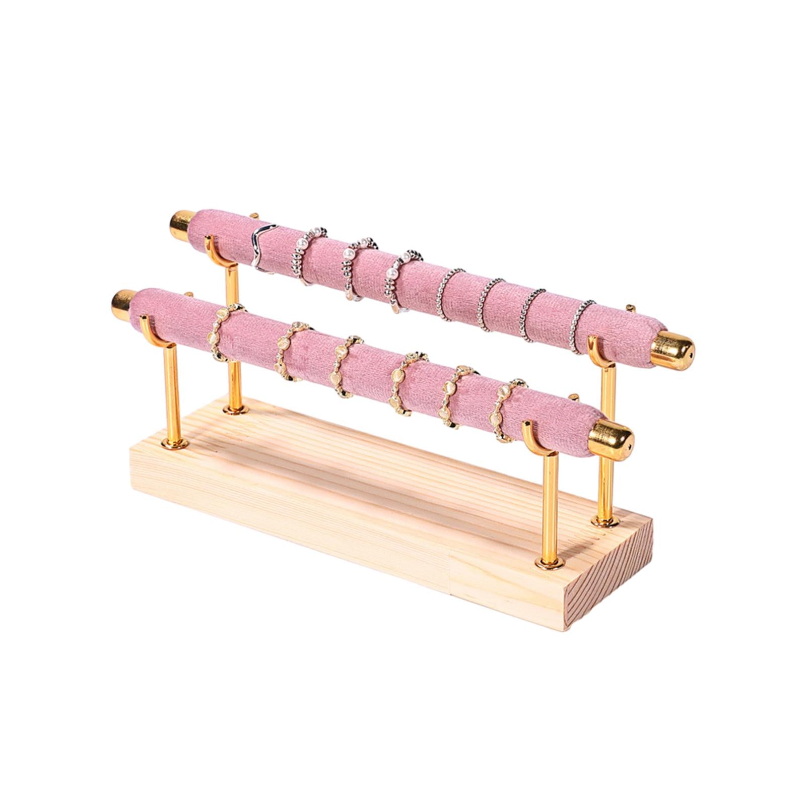 Rings Holder Jewelry Display Stand Jewelry Holder for Craft Fairs Gift Shows 2 layers