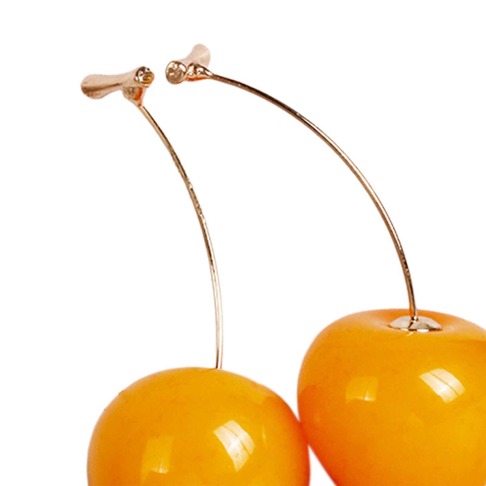 Cherry Earrings Women Earrings Pendant Earrings for Daily Wear Party Wedding orange