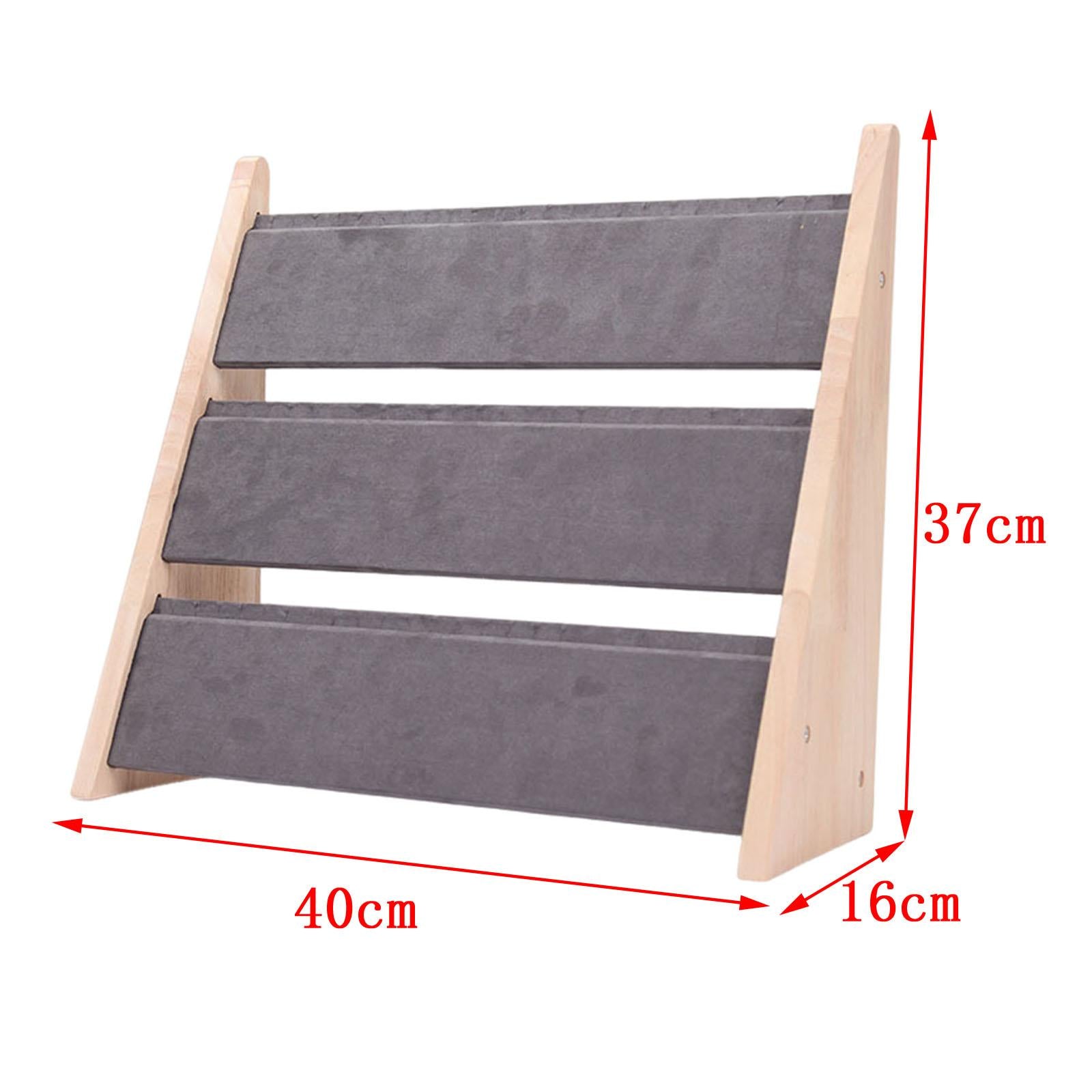 Necklace Display Stand 3 Tier Bracelet Storage for Tabletop Counter Showroom Gray Suede