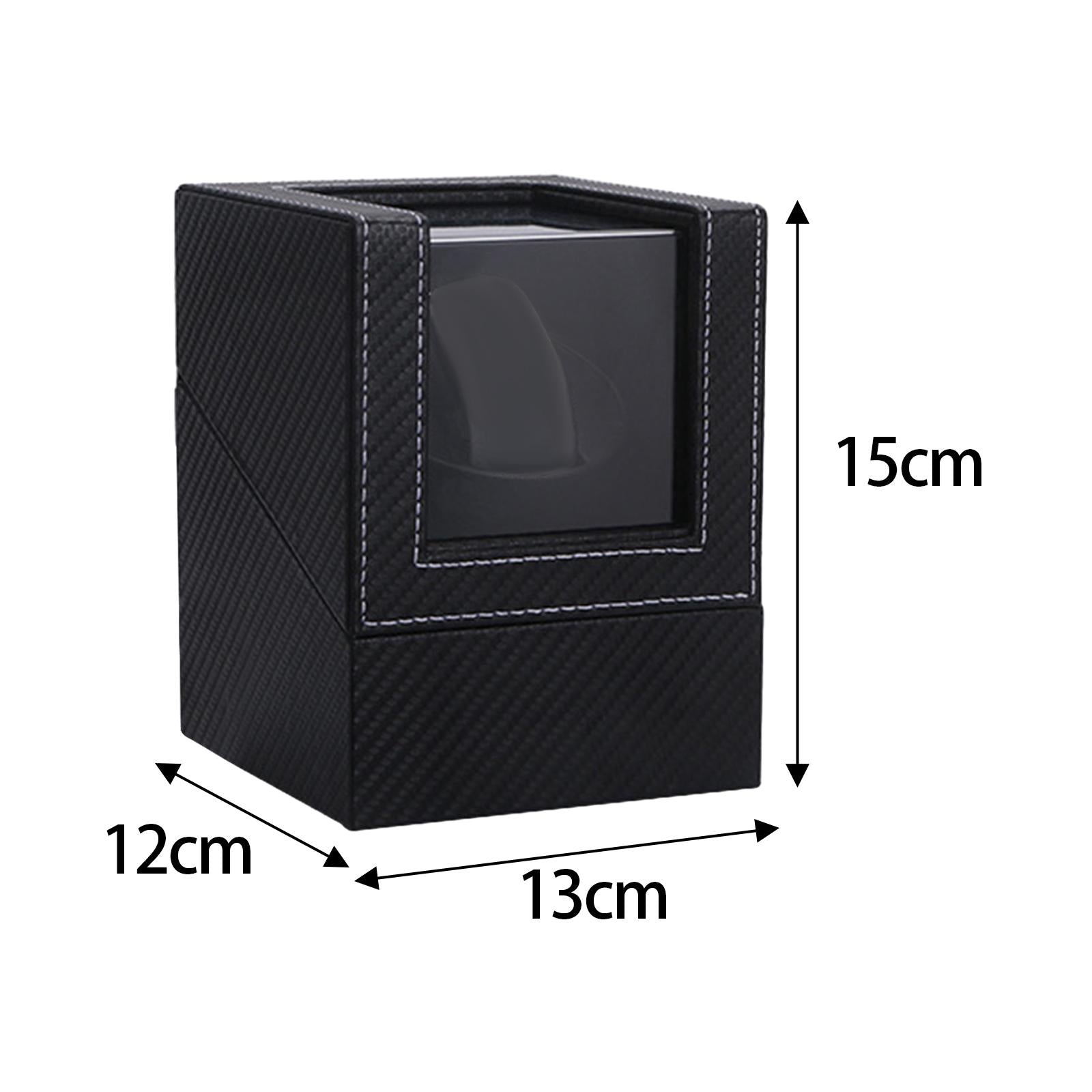 Single Watch Winder for Automatic Watches Portable for Bedside Table Desktop