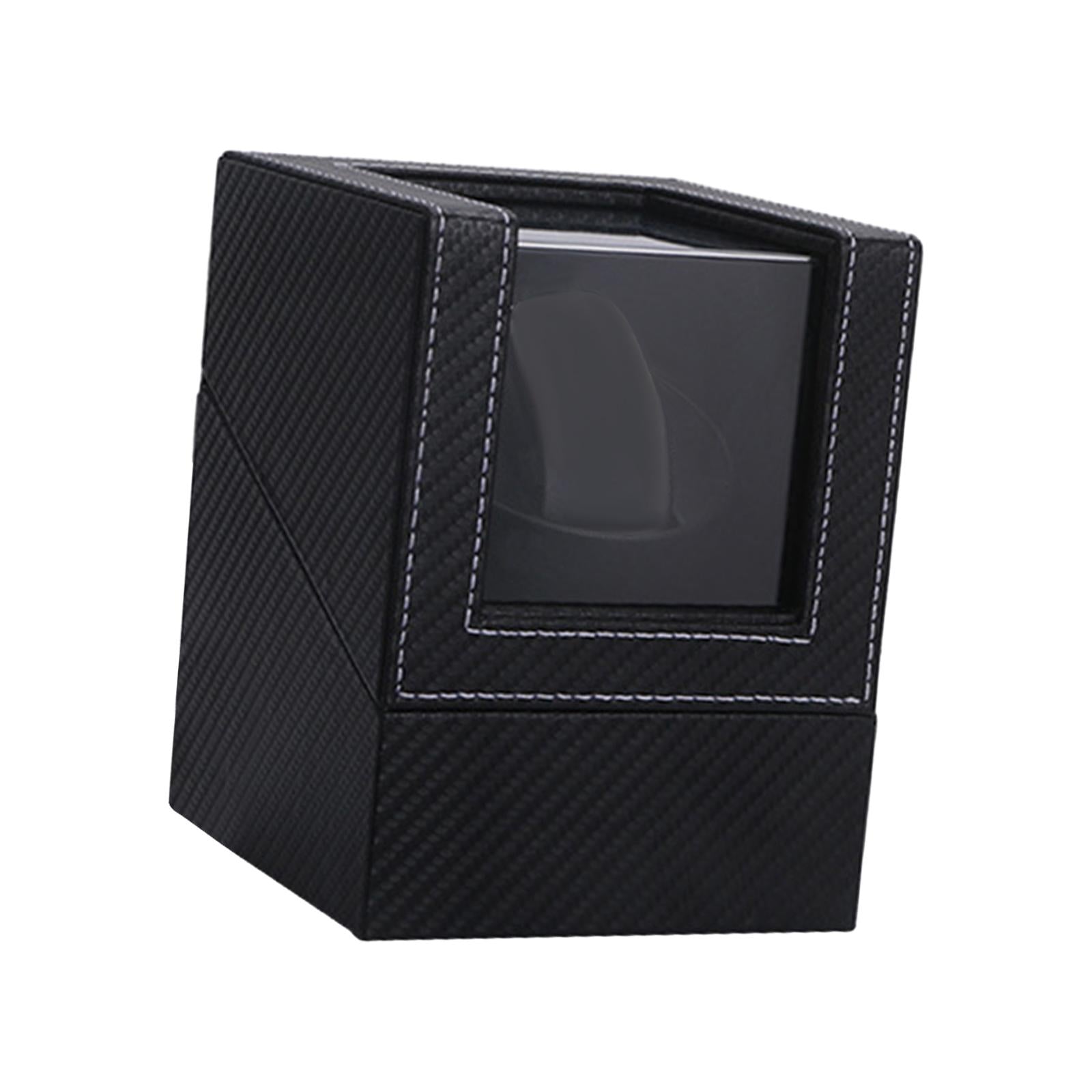 Single Watch Winder for Automatic Watches Portable for Bedside Table Desktop