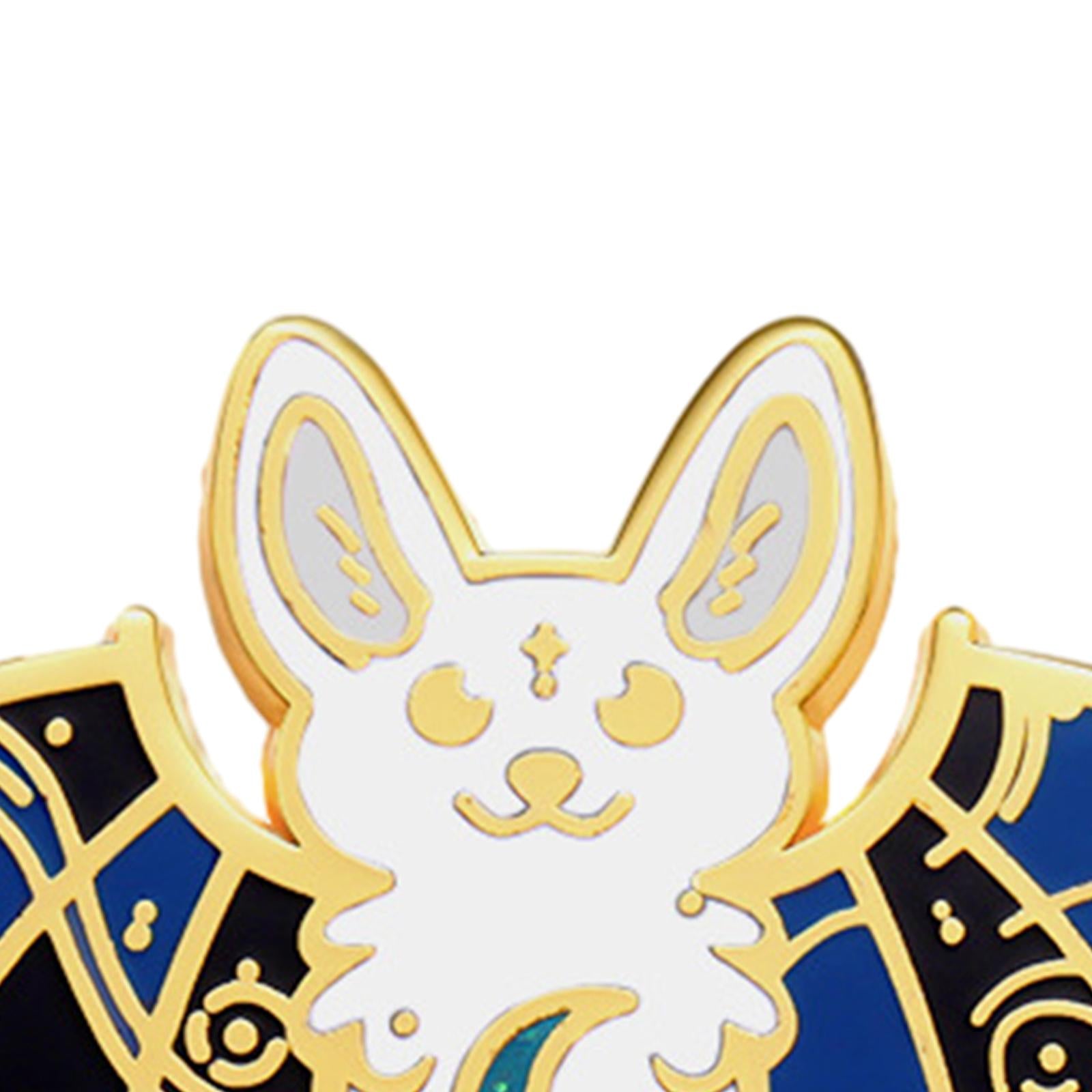 Cartoon Bat Brooch Creepy Birthday Gift Hard Enamel Pin for Hat Sweater Coat Gold