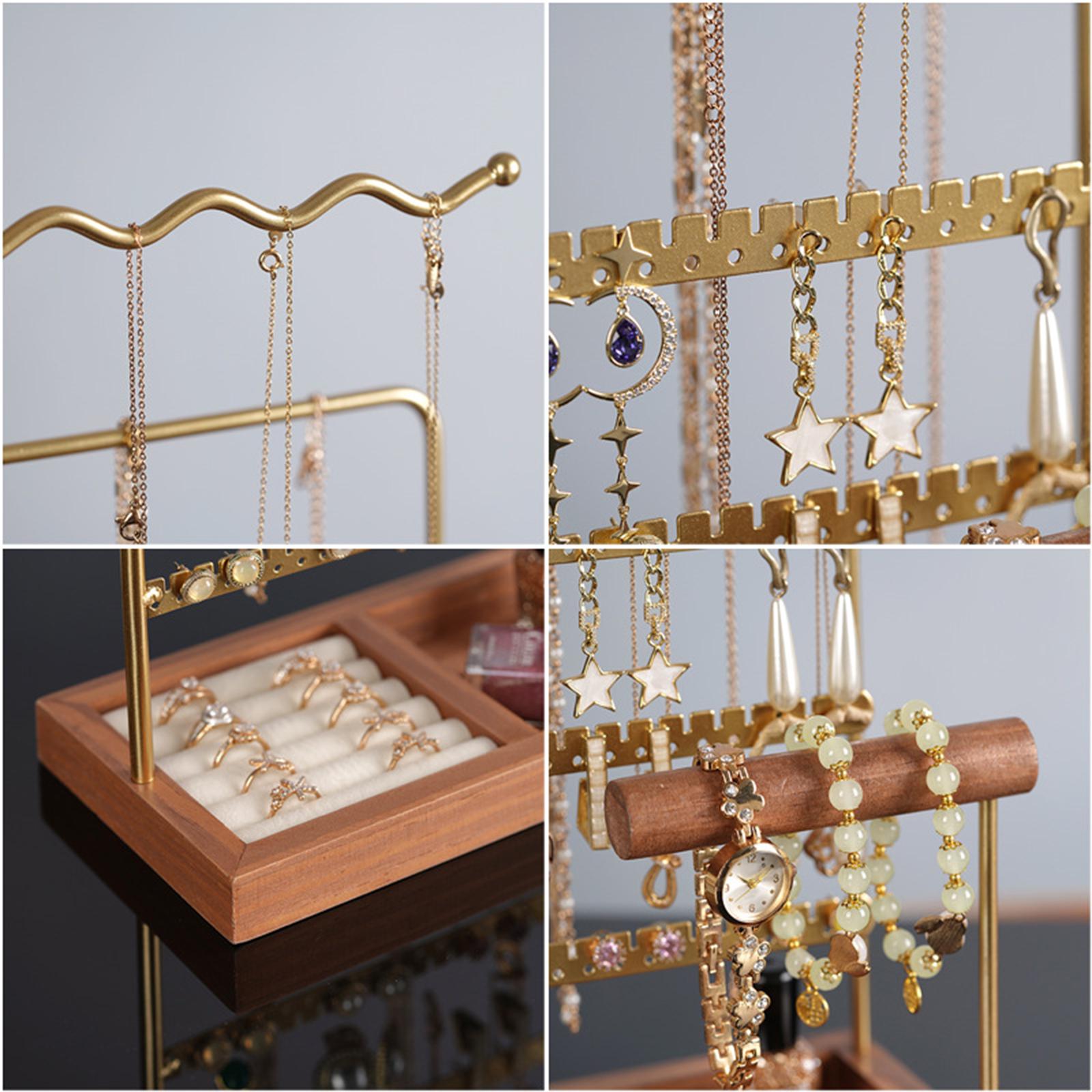 Jewelry Organizer Stand Jewelry Tower for Earrings Bracelets Dresser