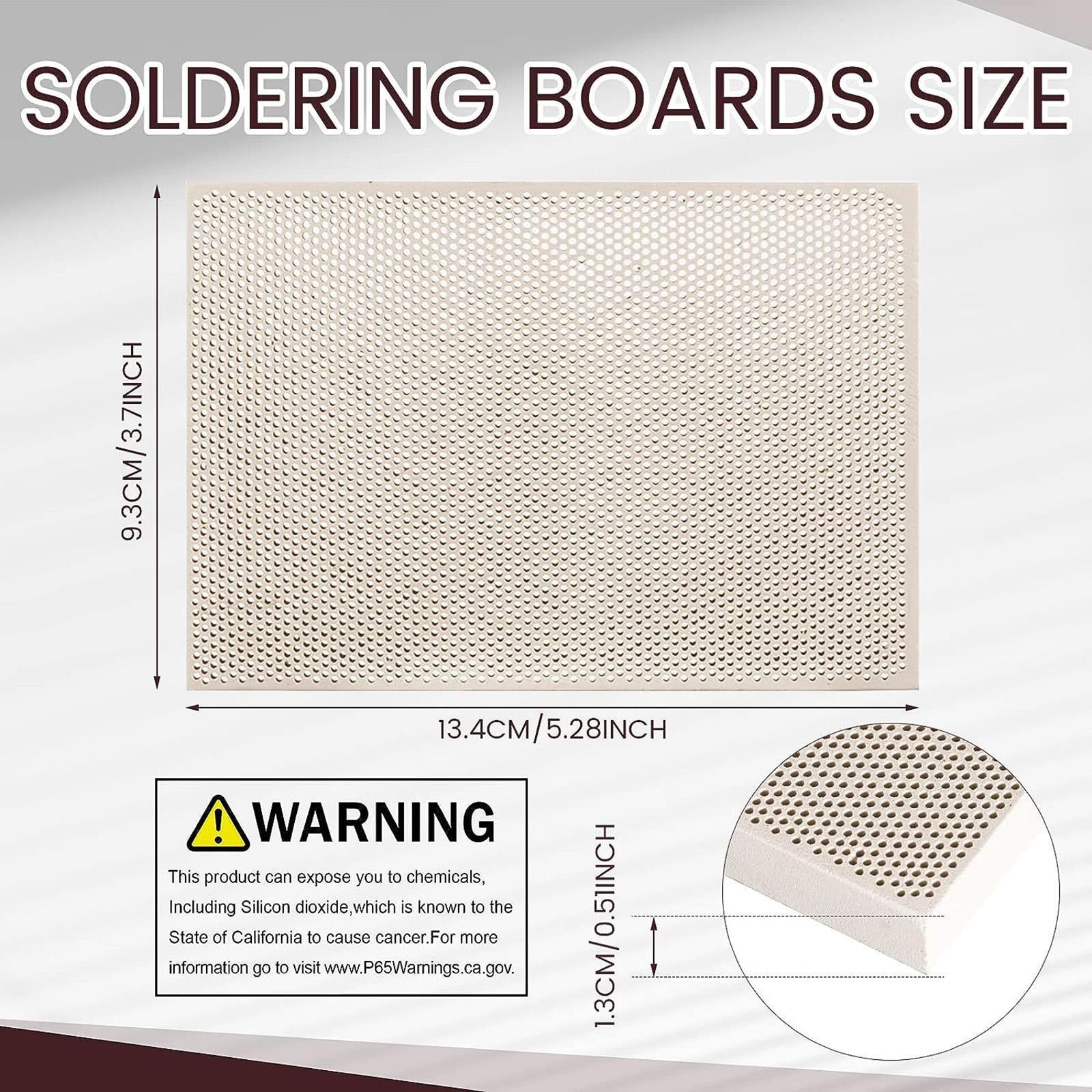 Honeycomb Soldering Boards Lightweight Lock Tweezers Soldering Block