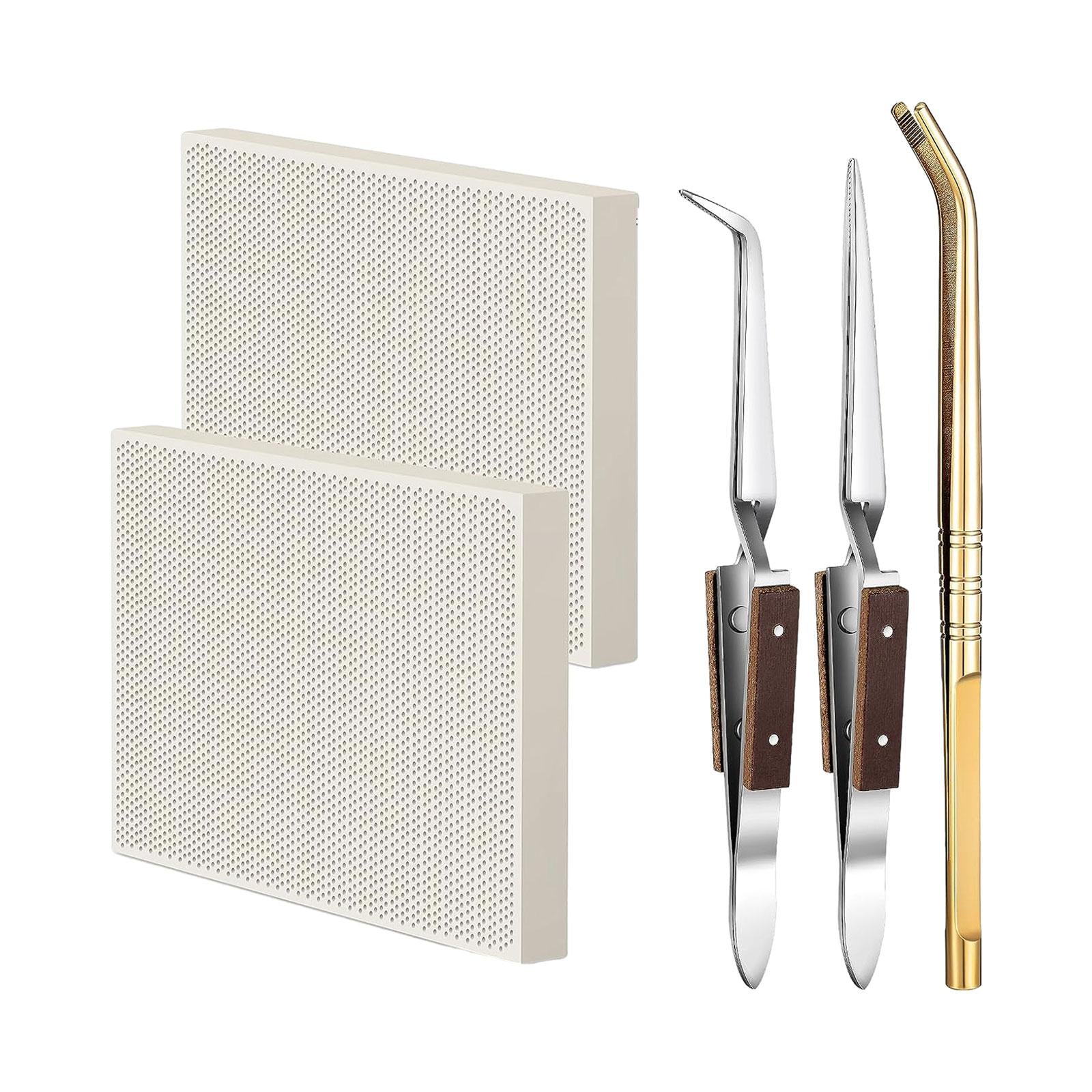 Honeycomb Soldering Boards Lightweight Lock Tweezers Soldering Block