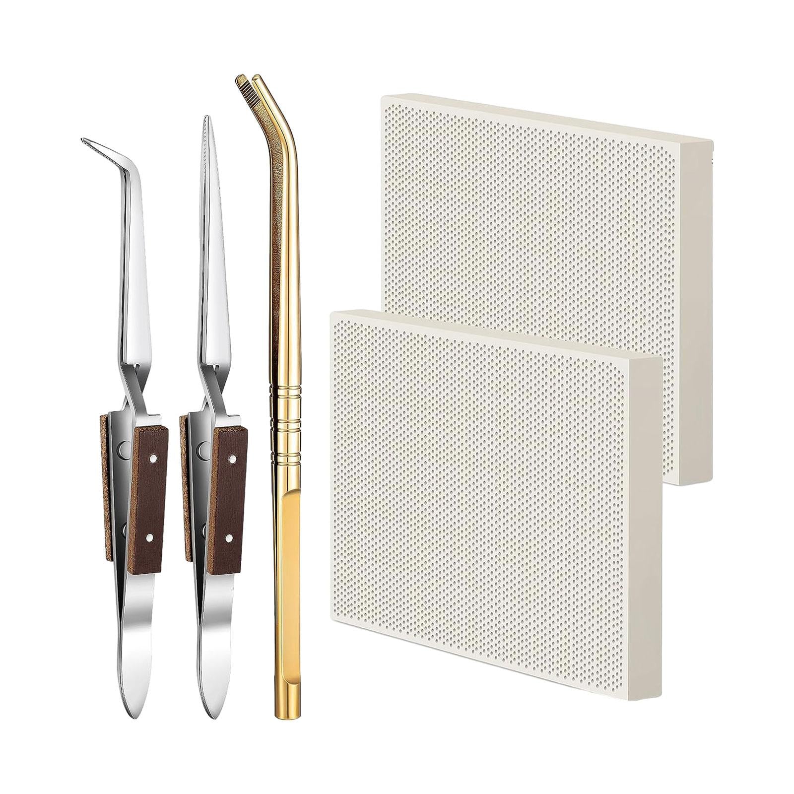 Honeycomb Soldering Boards Lightweight Lock Tweezers Soldering Block