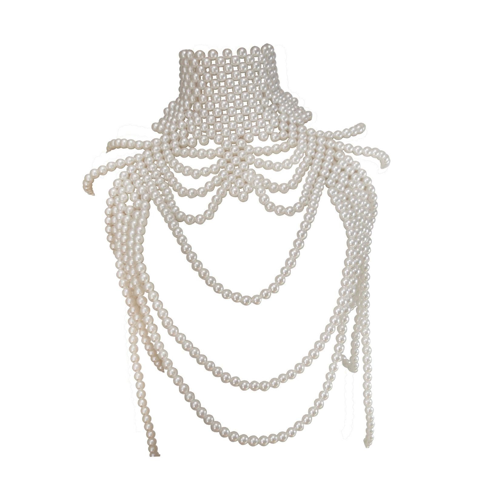 Womens Body Chain Jewelry Shoulder Necklaces Bra Chain for Girlfriend Mother